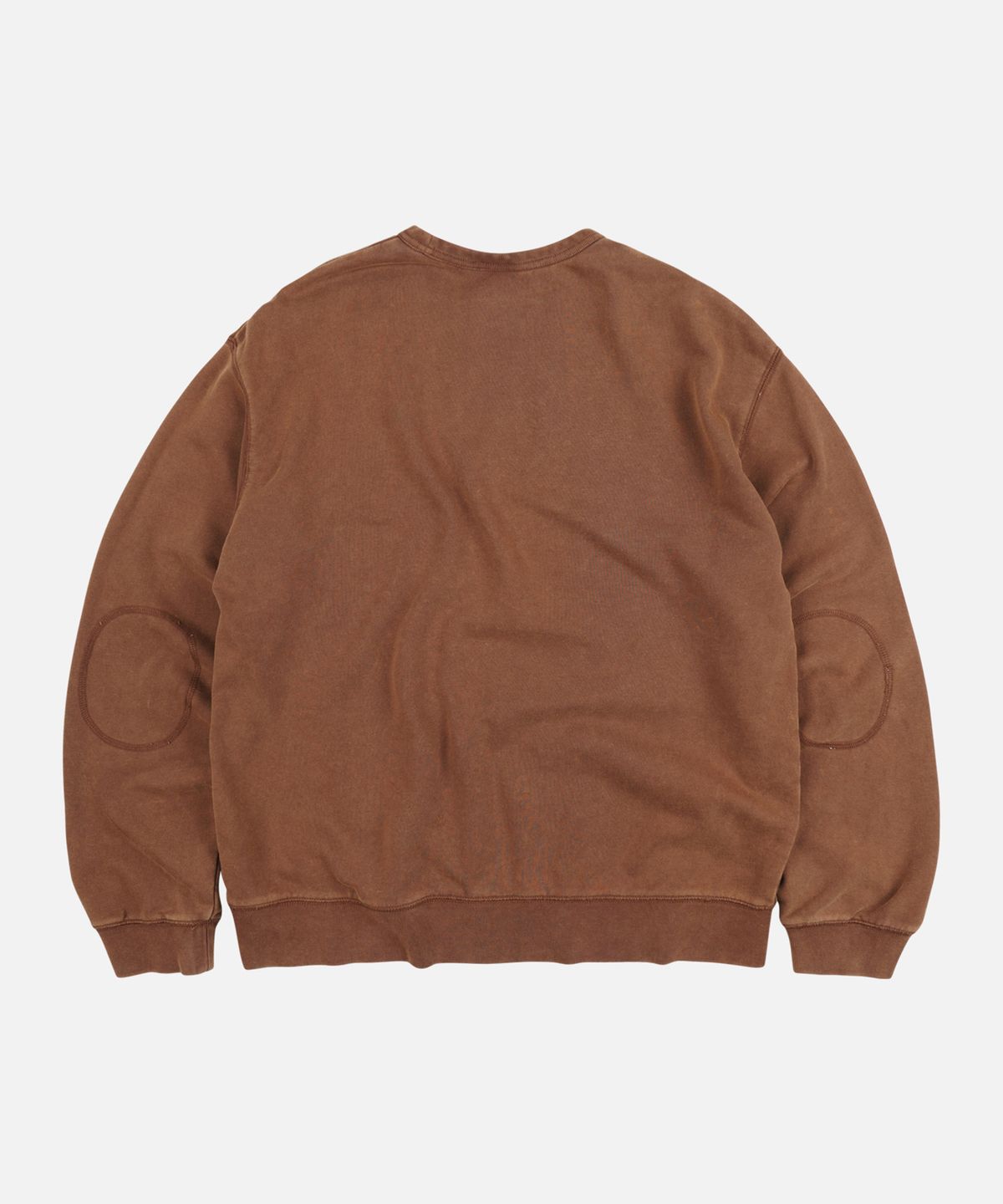 프리즘웍스(FRIZMWORKS) COVER STITCH VINTAGE SWEATSHIRT _ BROWN
