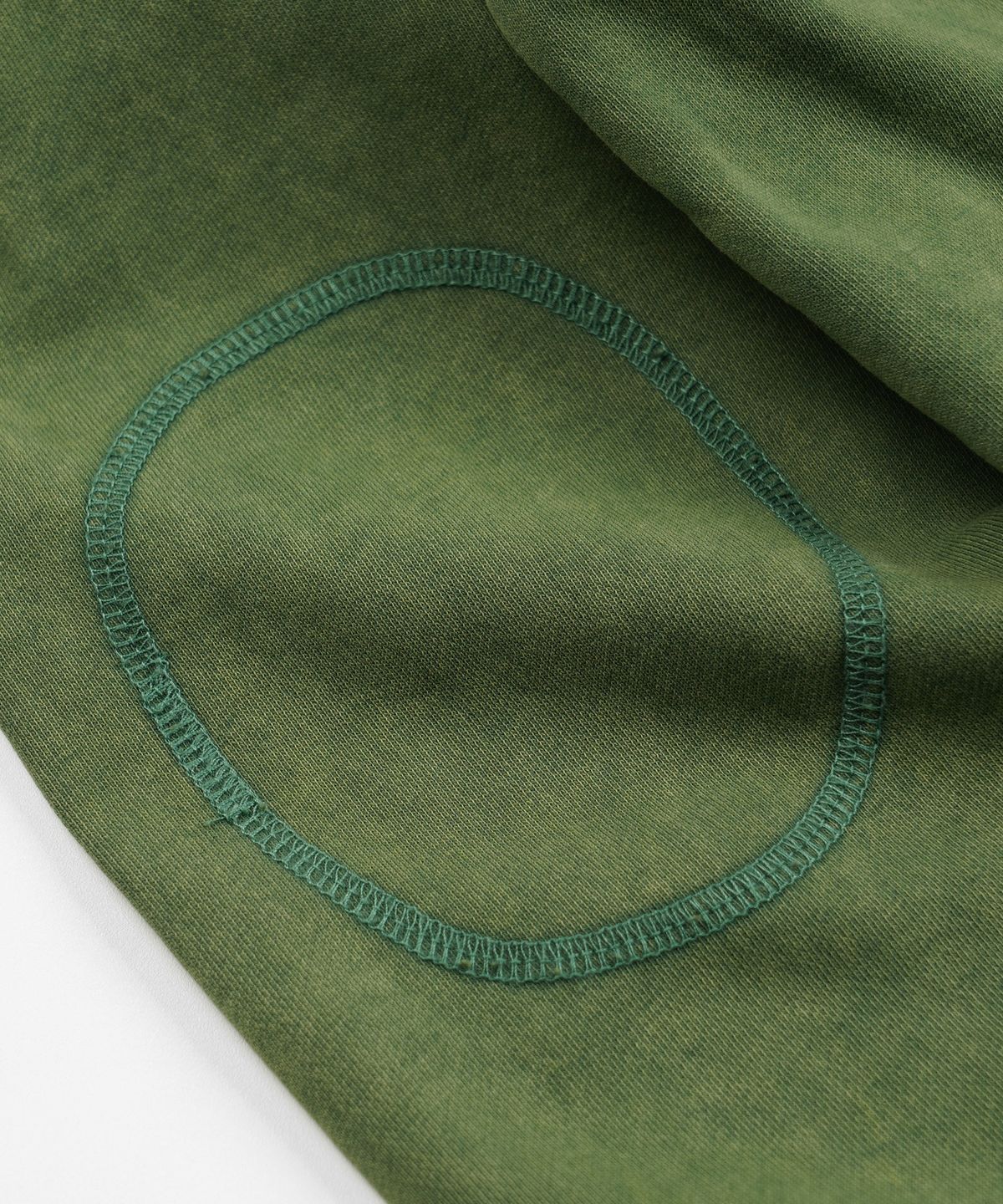 프리즘웍스(FRIZMWORKS) COVER STITCH VINTAGE SWEATSHIRT _ GREEN