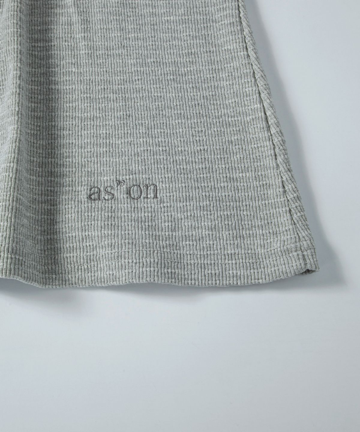 애즈온(ASON) FLAIR LACE SLEEVELESS / MELANGE GRAY