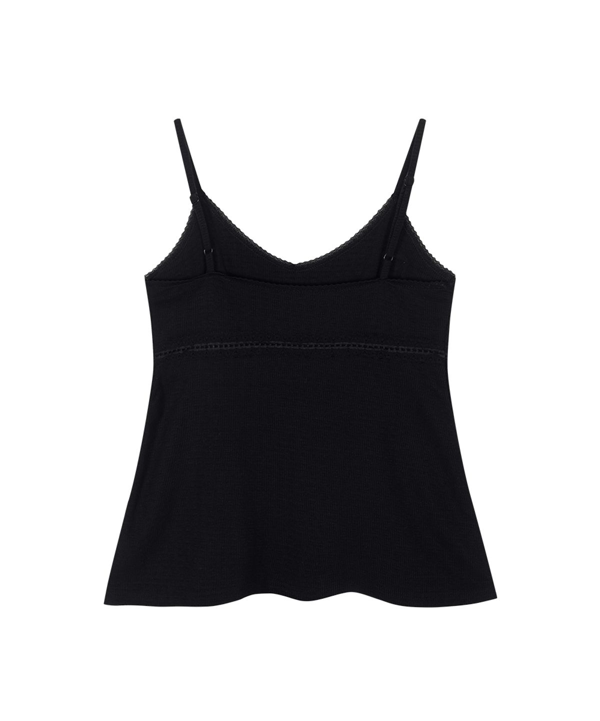 애즈온(ASON) FLAIR LACE SLEEVELESS / BLACK