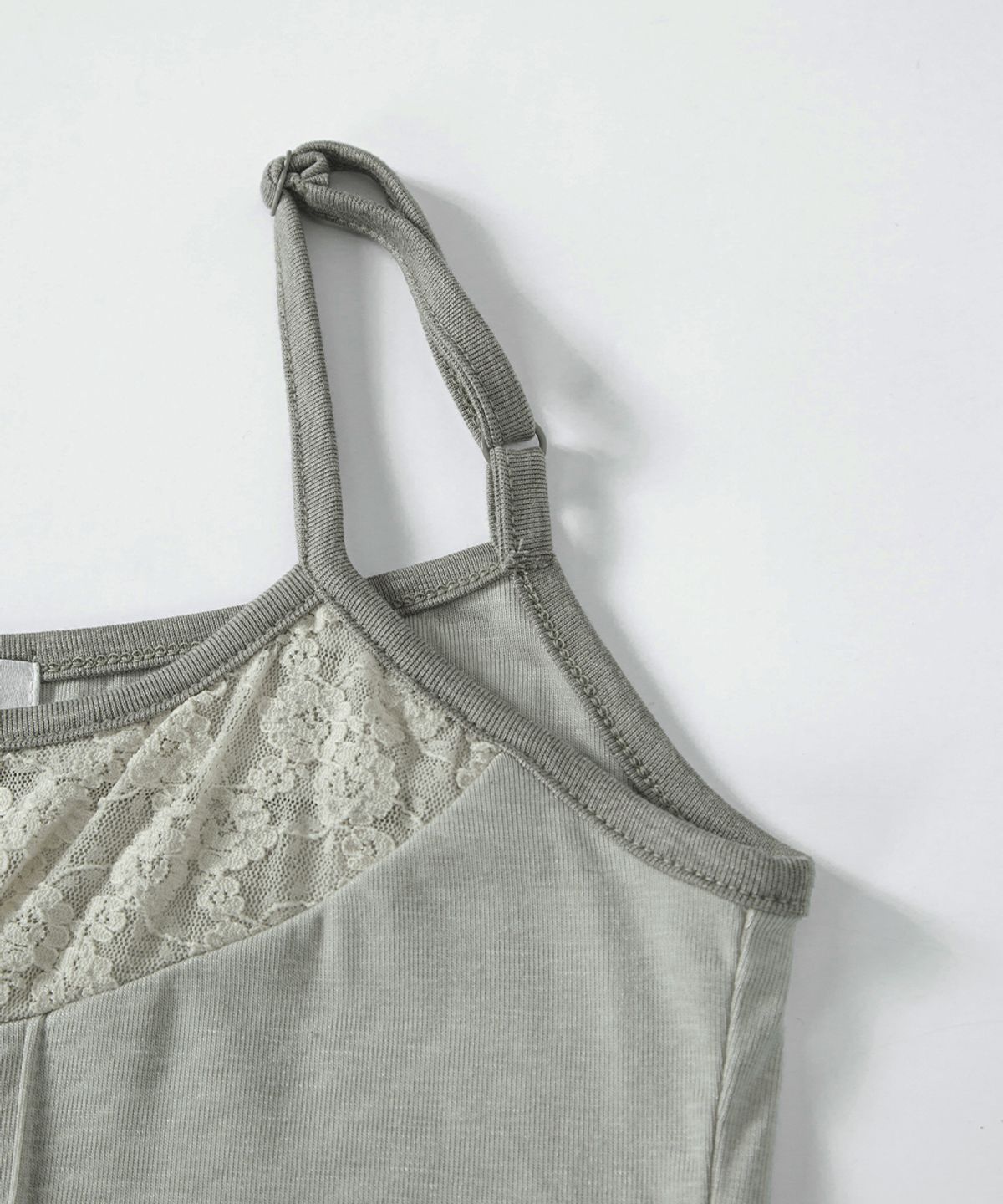 애즈온(ASON) PEONY LACE LAYERED SLEEVELESS / BEIGE