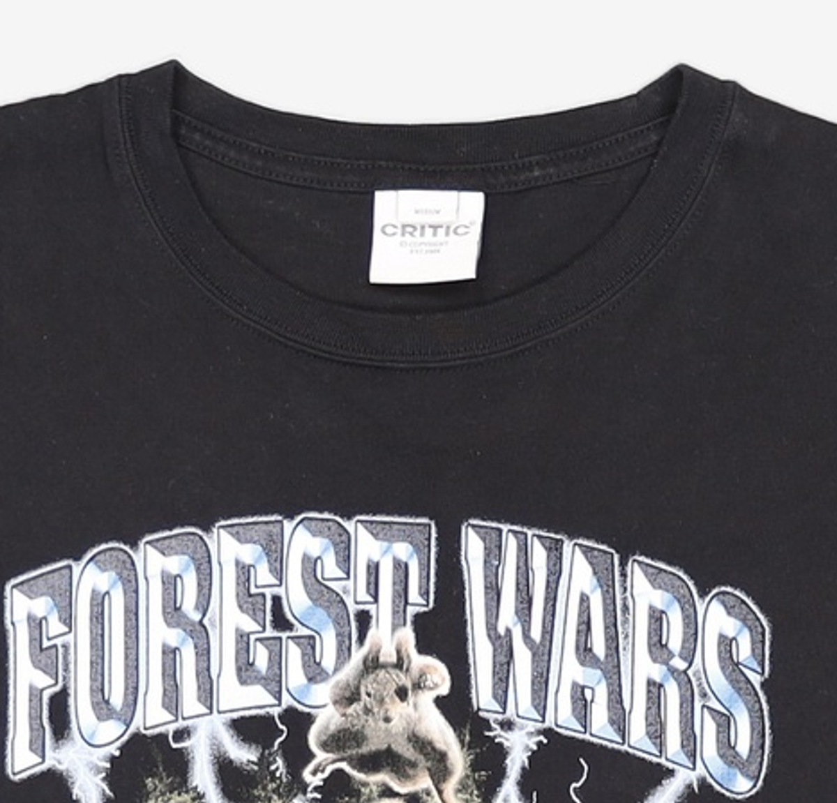 크리틱(CRITIC) FOREST WARS T-SHIRTS BLACK M