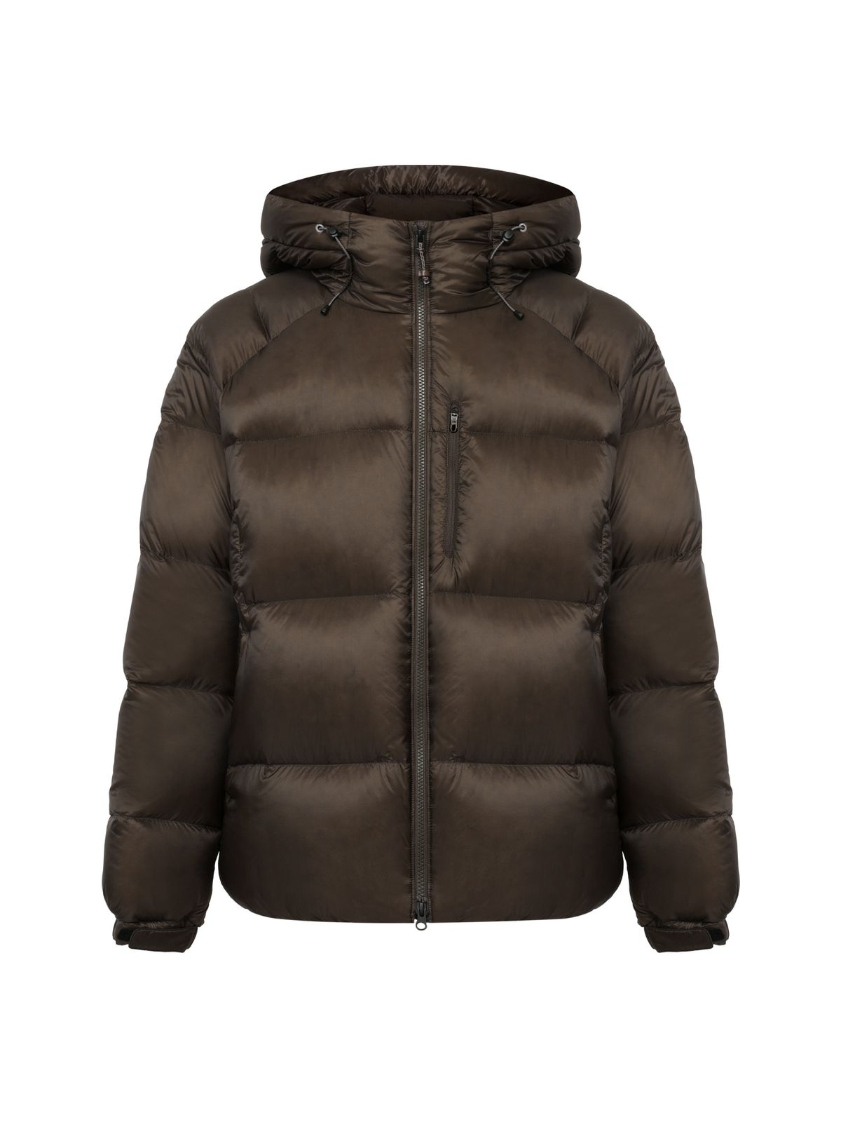 아이더(EIDER) NANO SHIELD (나노 쉴드) UNI 후디드 푸퍼 다운 자켓_DARK EARTH
