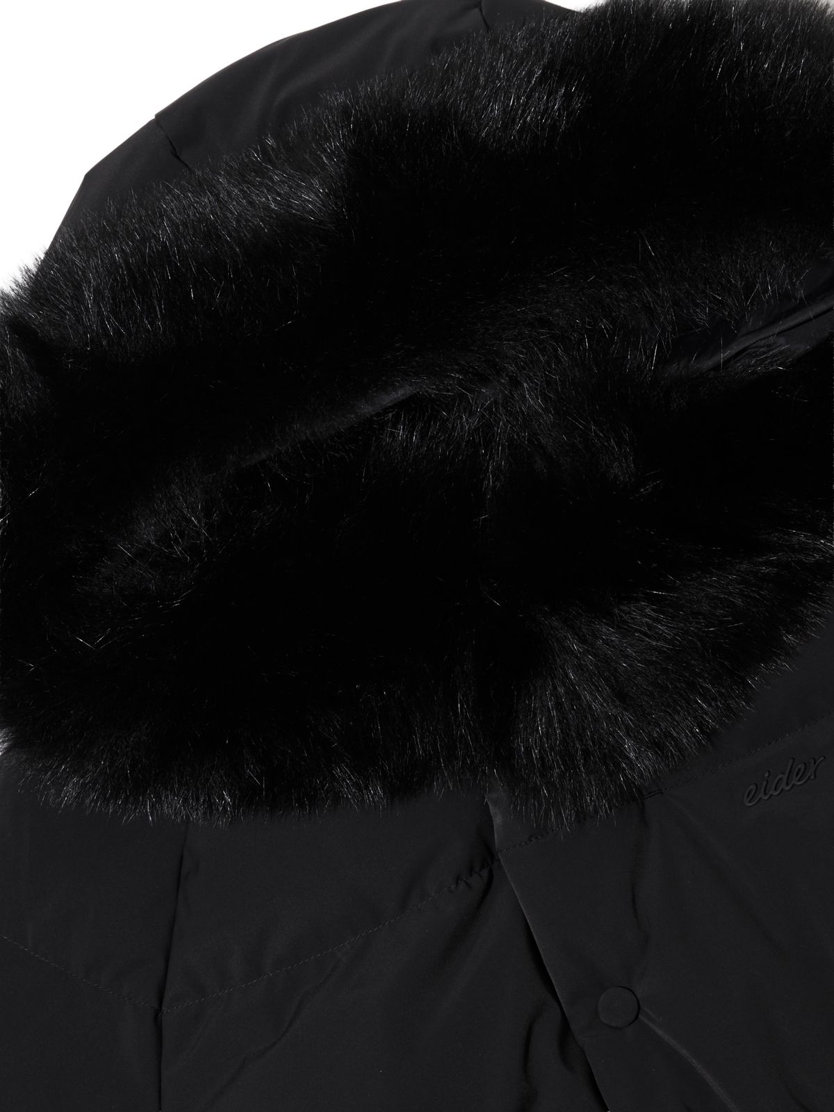 아이더(EIDER) MONGLIT FOX (몽글릿 폭스) 여성 미들 구스 다운 자켓_Black