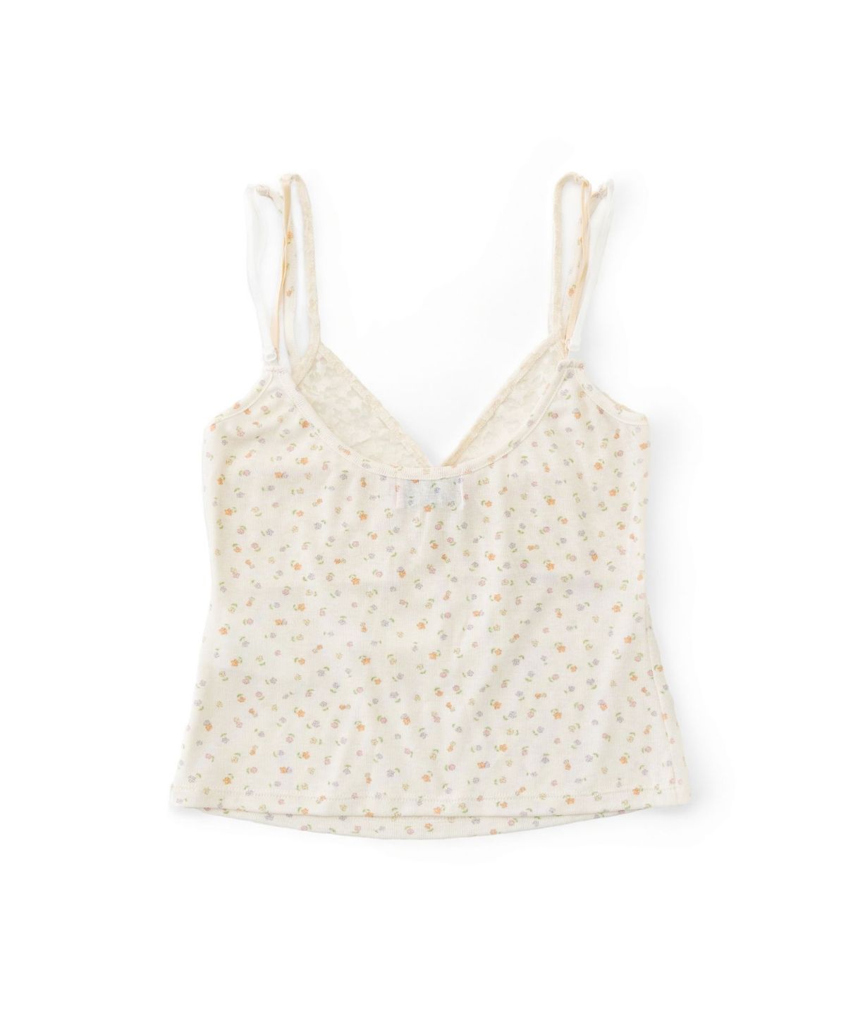카이 샤오(KAIY XIAO) Tenderness Lace Suspender Layered Top