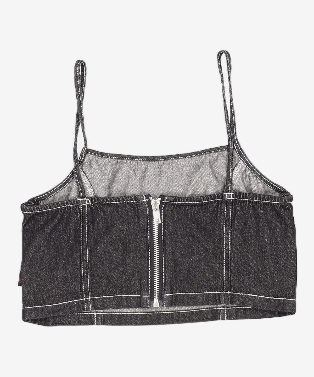 오디너리 홀리데이(ORDINARY HOLIDAY) 데님크롭탑 DENIM CROP TOP FREE