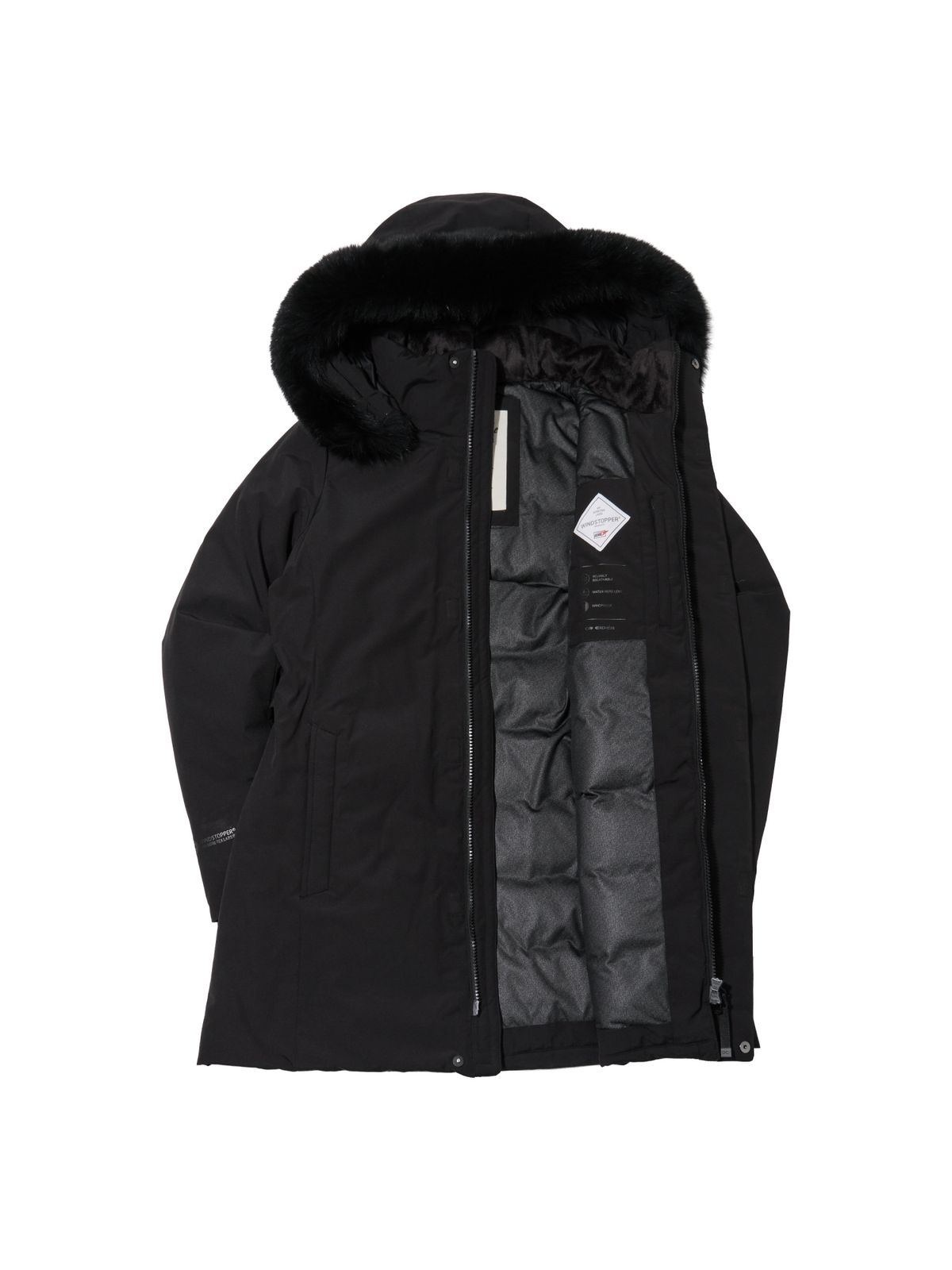 아이더(EIDER) La Reine (라헨느) 여성 캐시미어 블렌드 W/S 미들 다운 자켓_Black