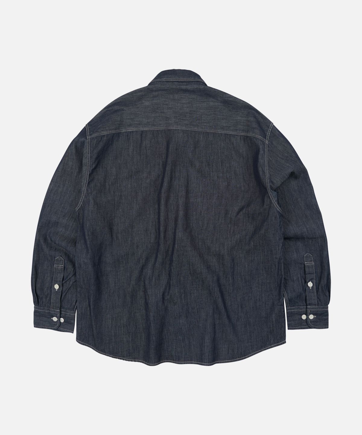 프리즘웍스(FRIZMWORKS) UTILITY FLAP POCKET DENIM WORK SHIRT _ INDIGO