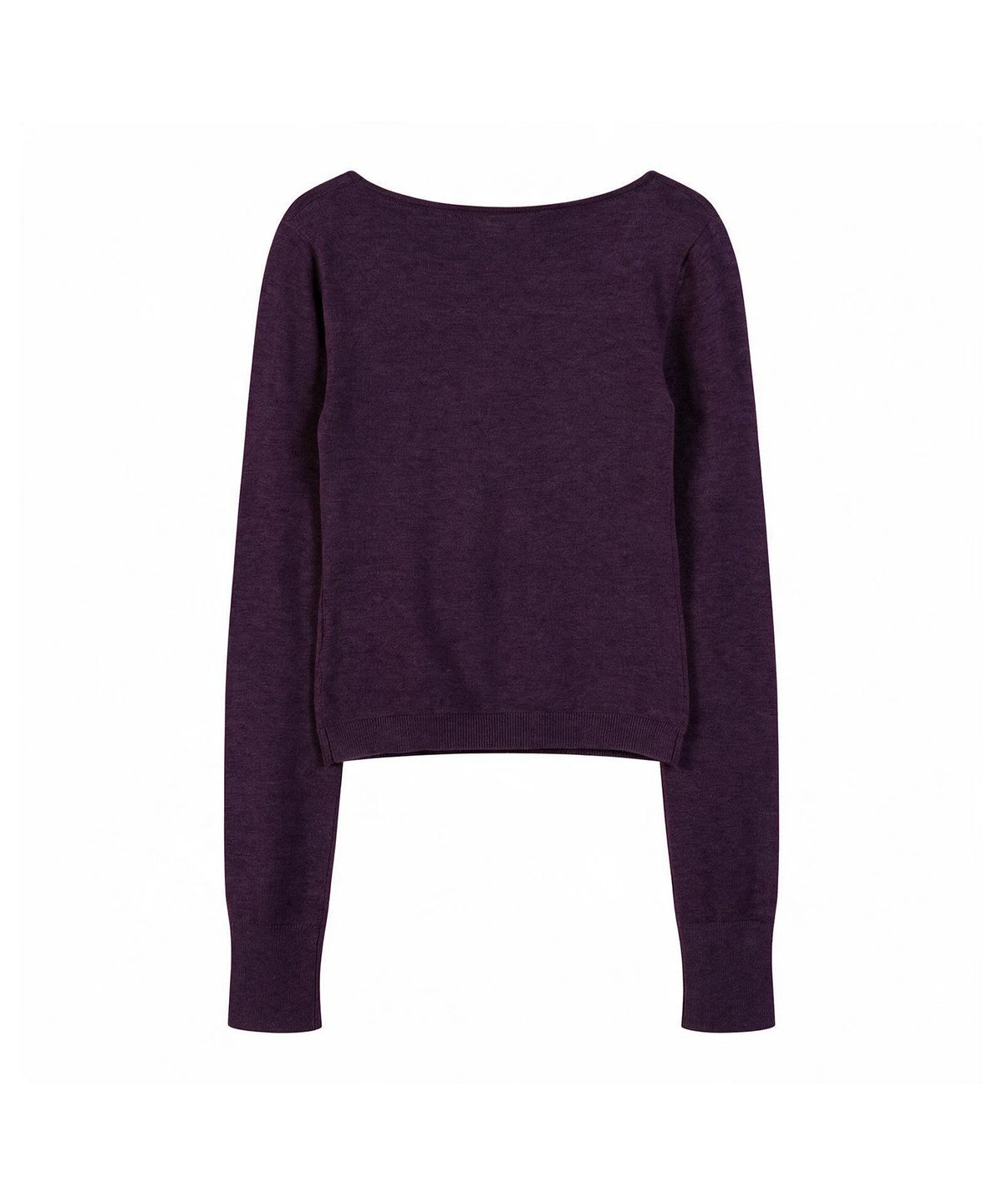 라라폭스(LALAFOX) 슬림 레이스 니트 (PURPLE) BS4CL002