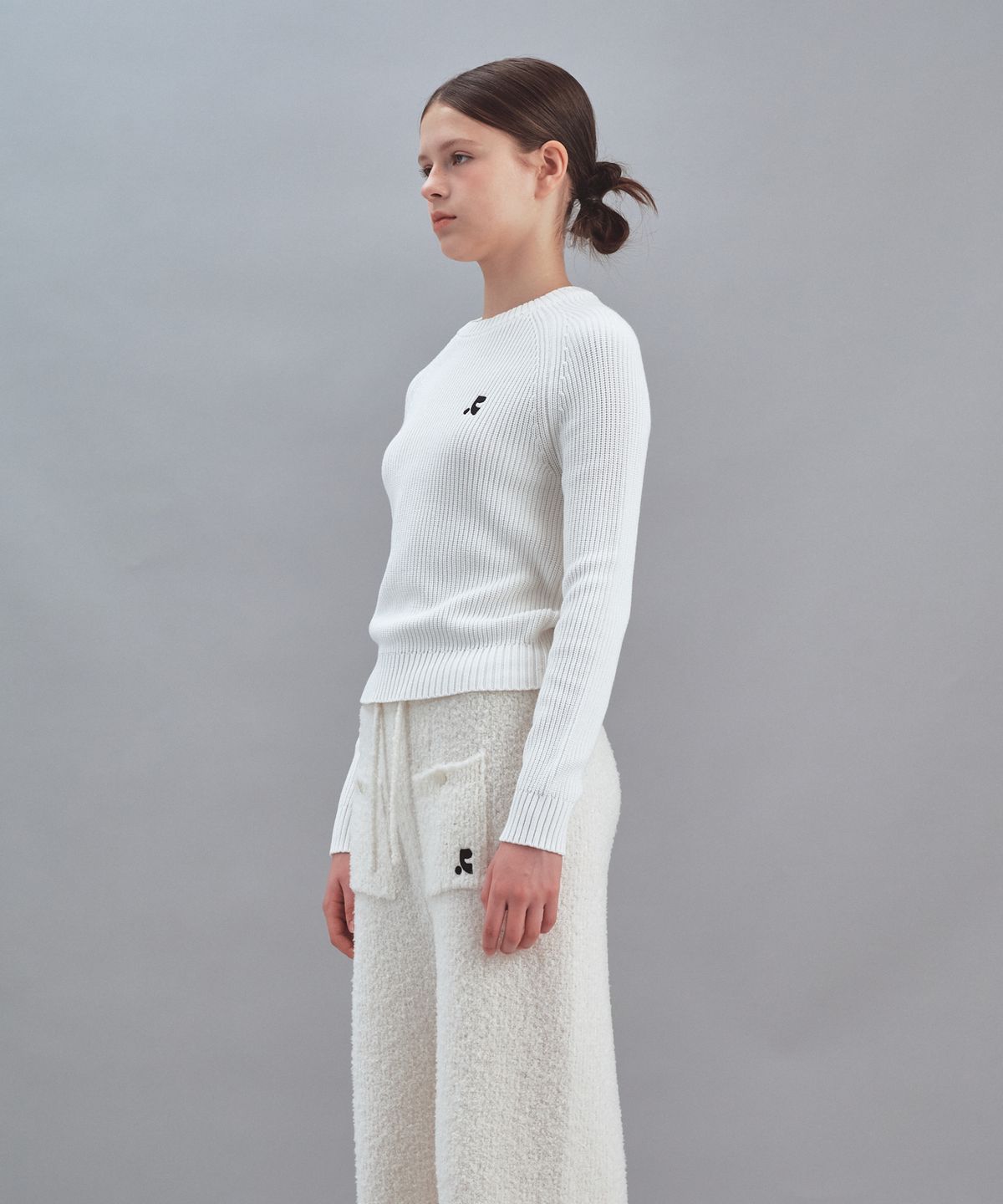 레스트앤레크레이션(REST&RECREATION) RAGLAN KNIT TOP - IVORY