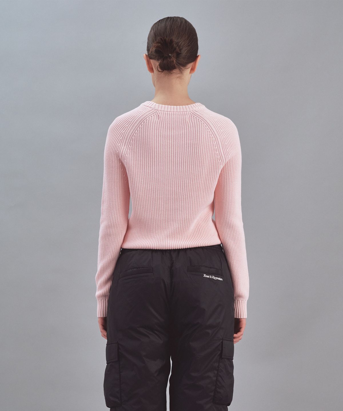 레스트앤레크레이션(REST&RECREATION) RAGLAN KNIT TOP - PINK