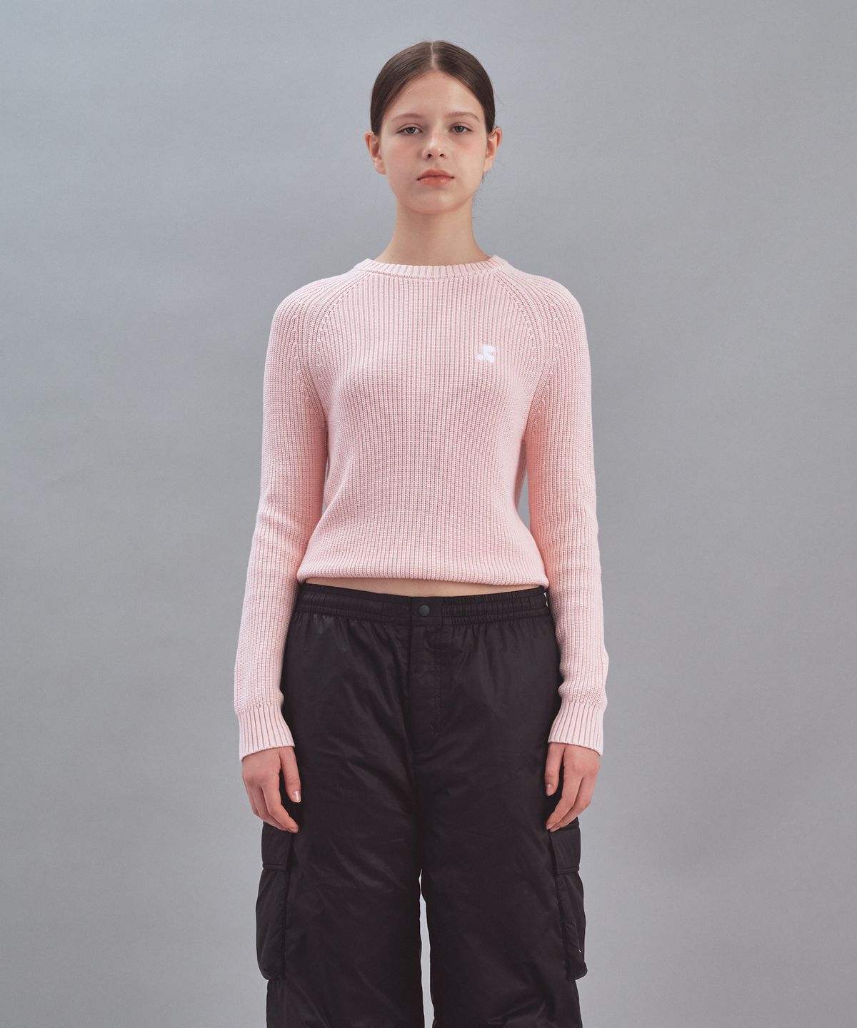 레스트앤레크레이션(REST&RECREATION) RAGLAN KNIT TOP - PINK