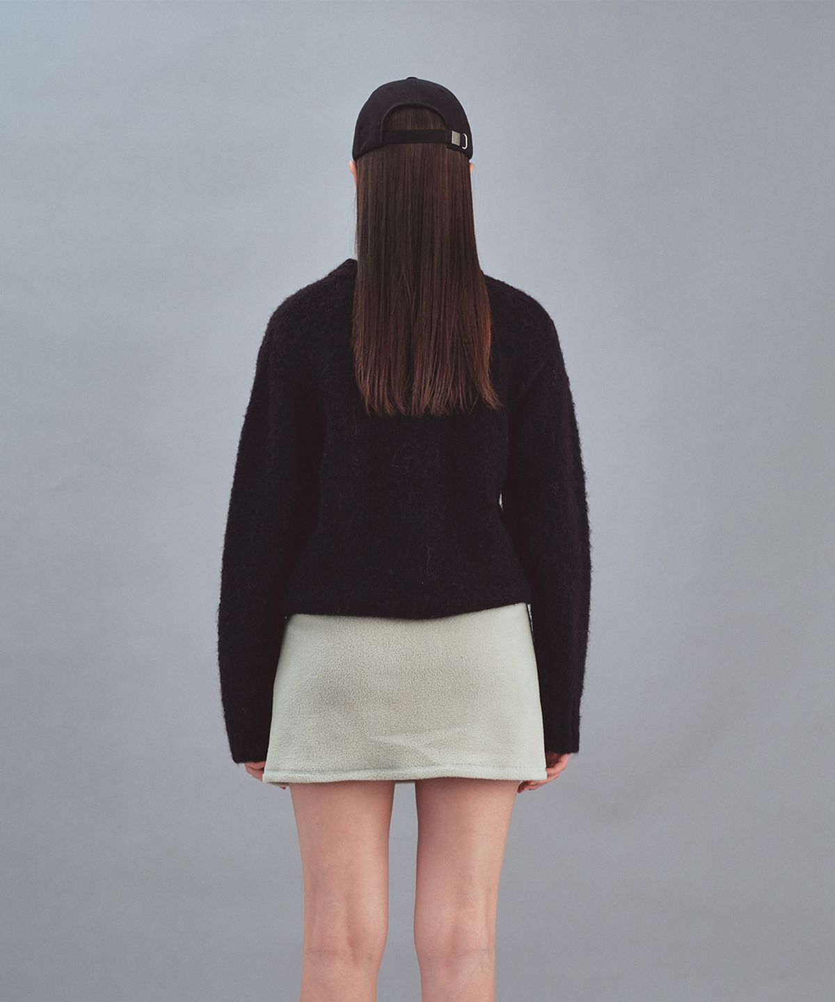 레스트앤레크레이션(REST&RECREATION) HEART LOGO WOOL KNIT TOP - BLACK