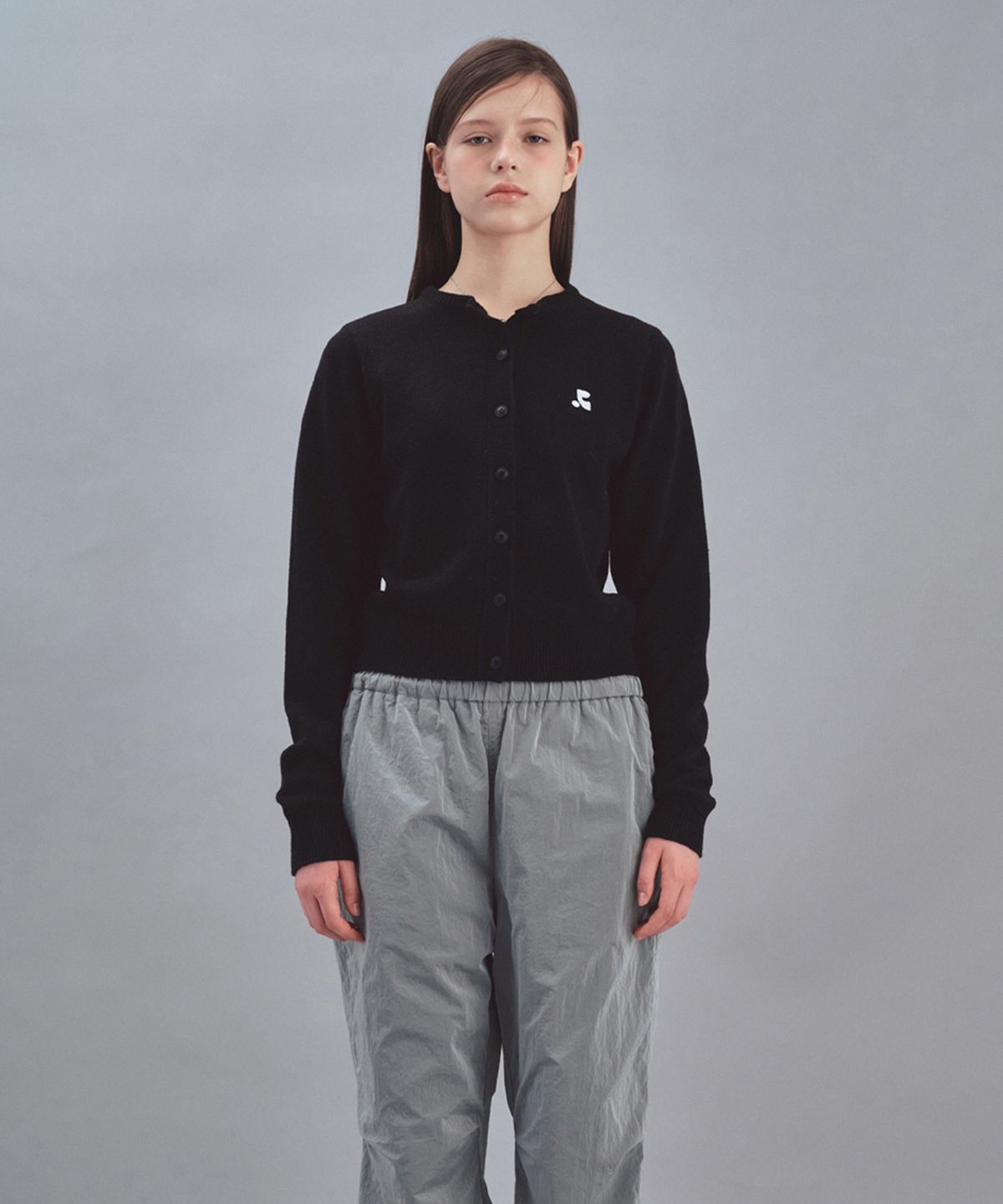 레스트앤레크레이션(REST&RECREATION) BASIC COLLAR KNIT CARDIGAN - BLACK