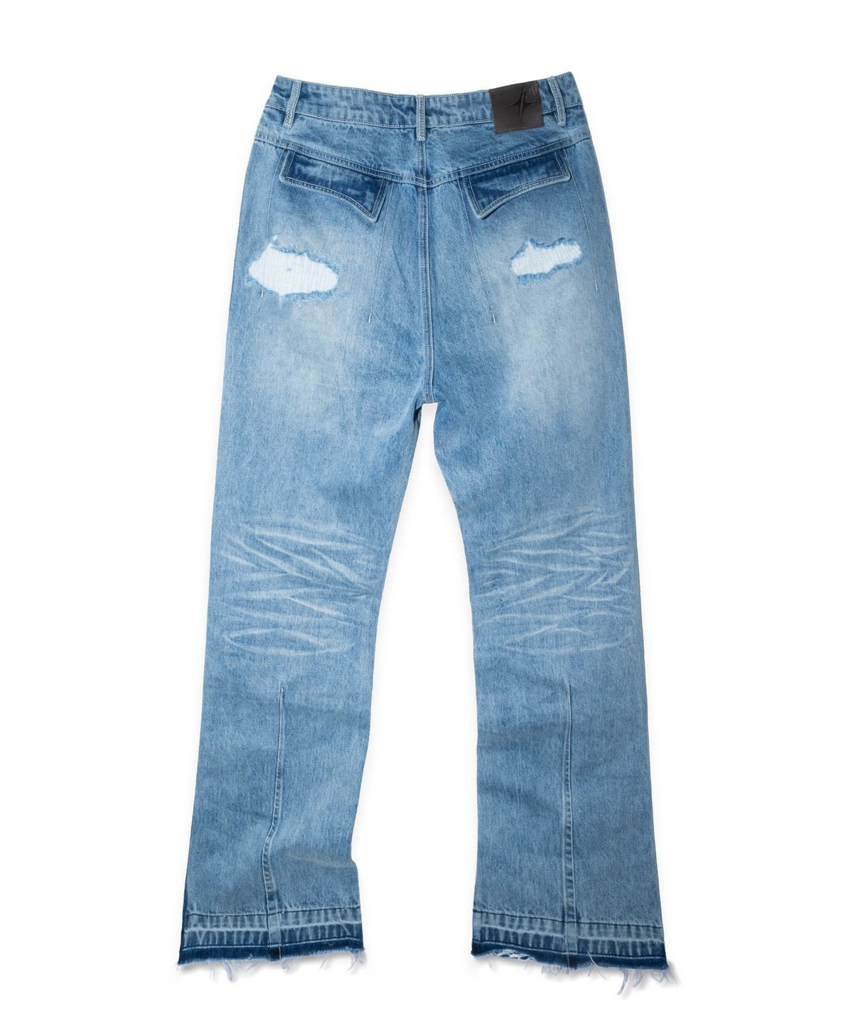 이티씨이(ETCE) Washed Raw Edge Denim (Blue)