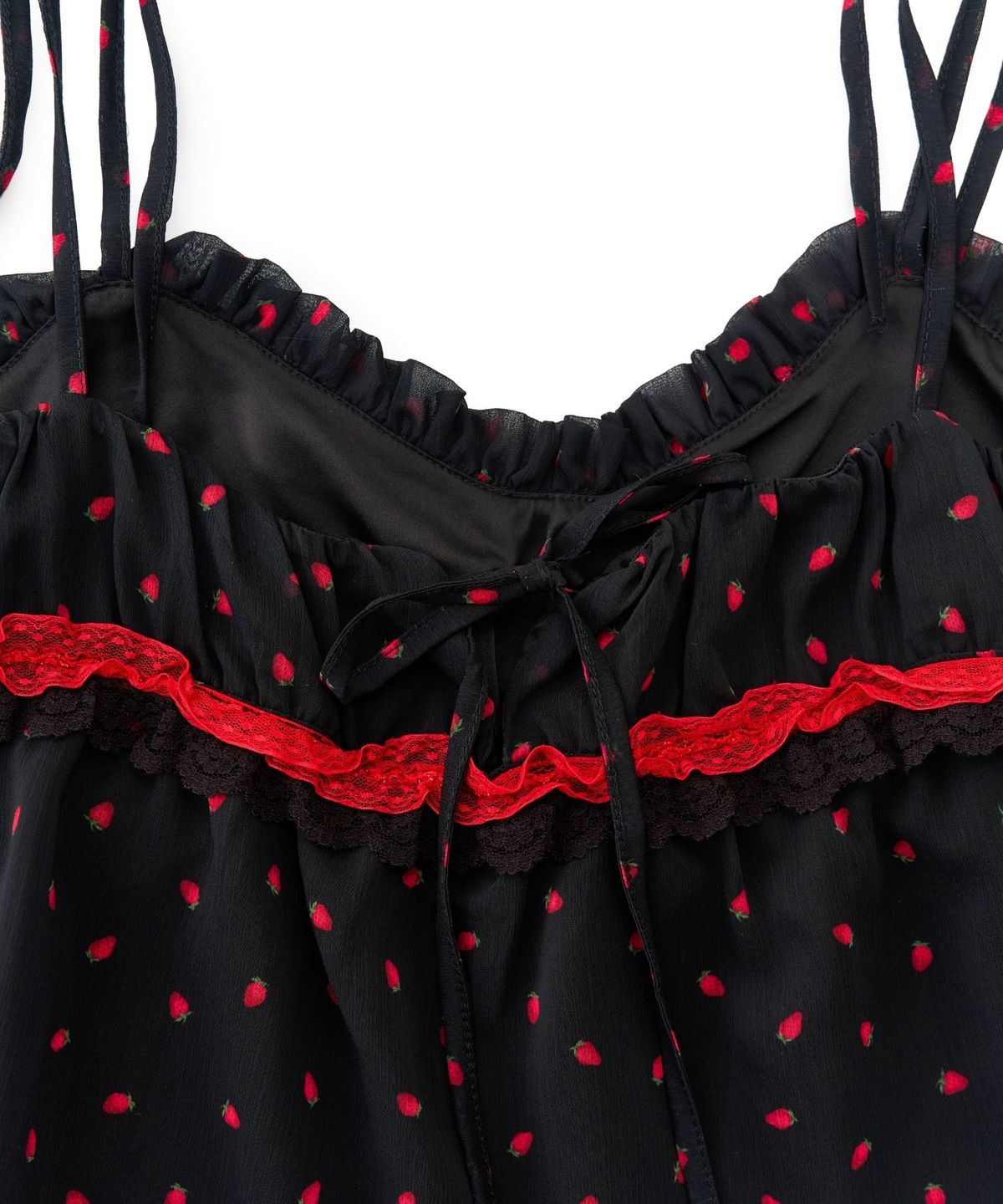 카이 샤오(KAIY XIAO) Wild Berry Lace Top