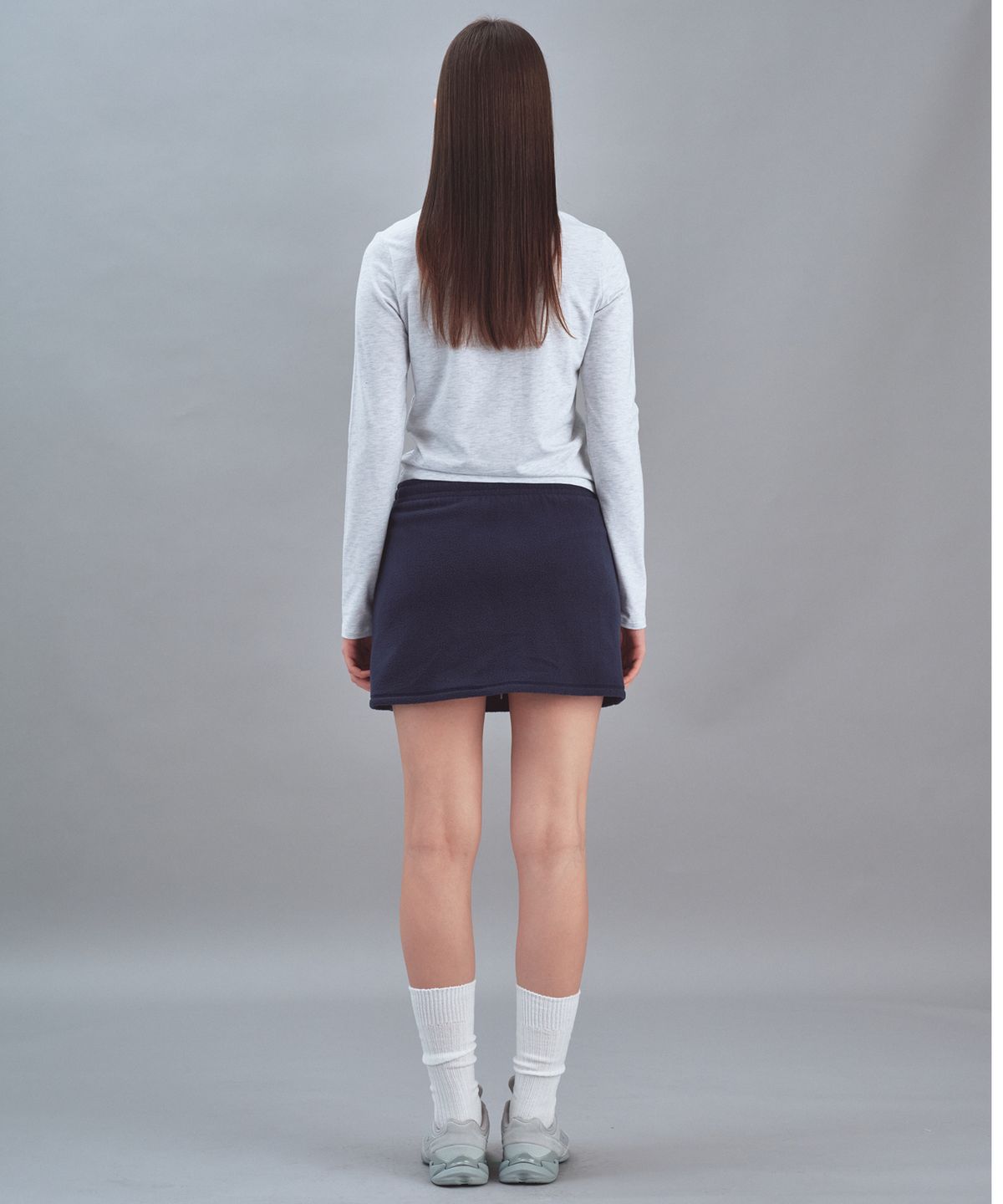 레스트앤레크레이션(REST&RECREATION) FLEECE MINI SKIRT - NAVY