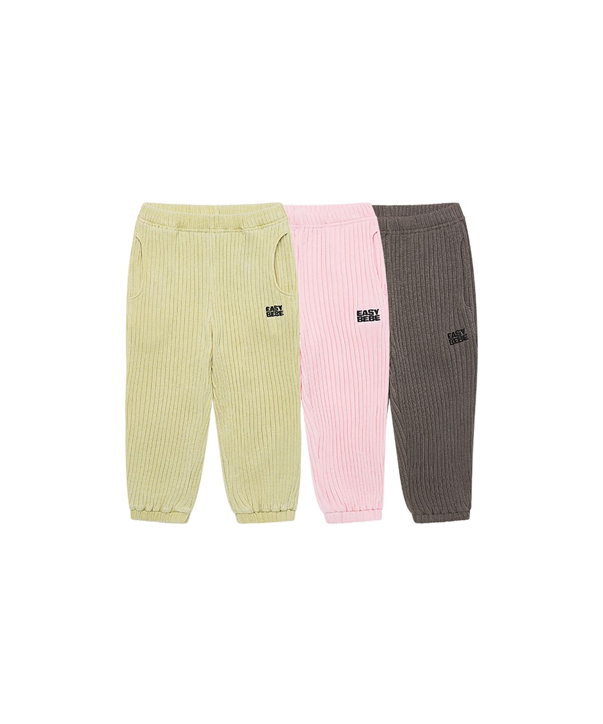런레빗(RUNRABBIT) Easybebe Ribbed Pants