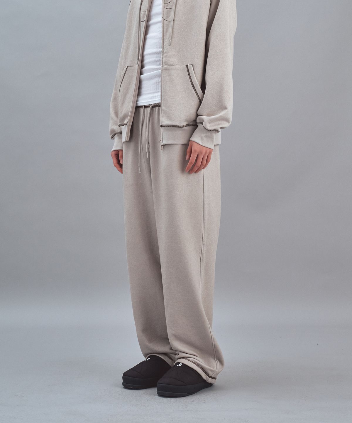 레스트앤레크레이션(REST&RECREATION) PIGMENT JOGGER PANTS - BEIGE
