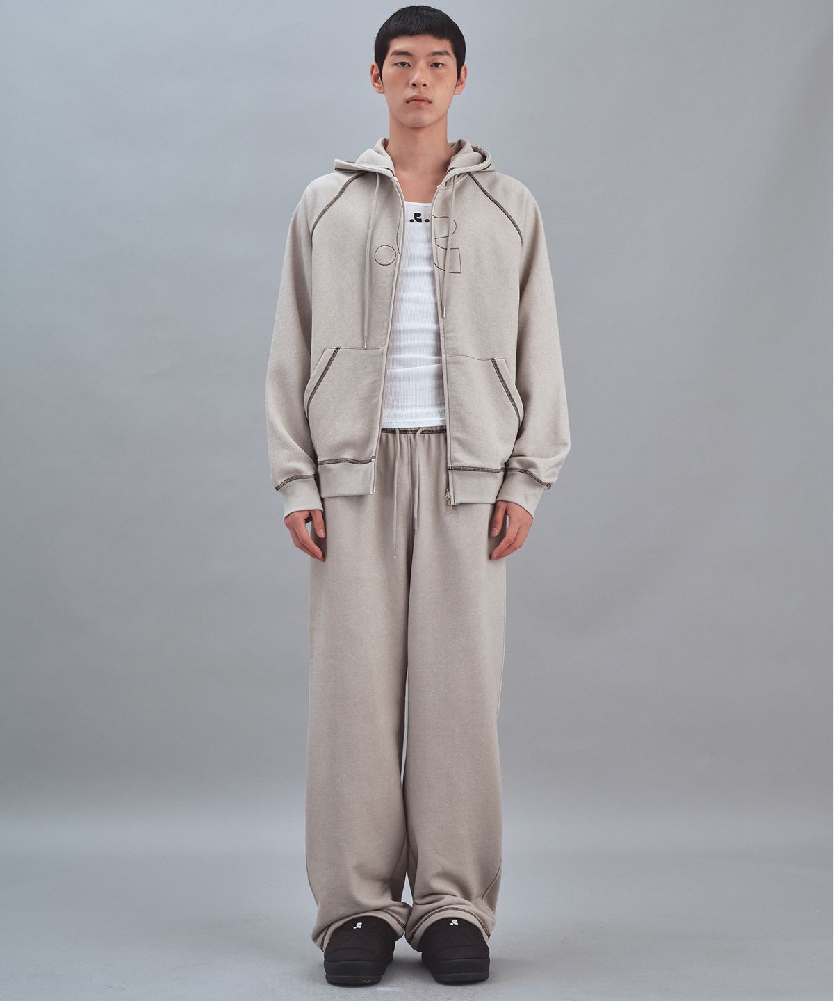 레스트앤레크레이션(REST&RECREATION) PIGMENT JOGGER PANTS - BEIGE