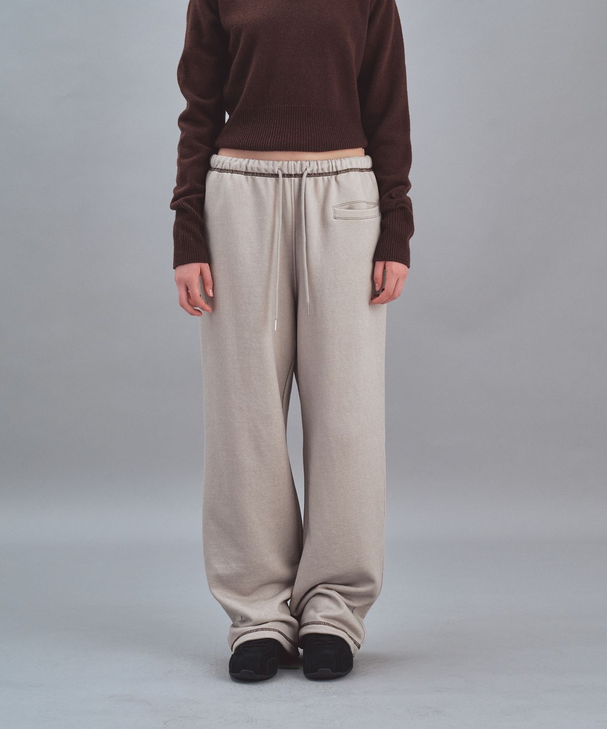 레스트앤레크레이션(REST&RECREATION) PIGMENT JOGGER PANTS - BEIGE