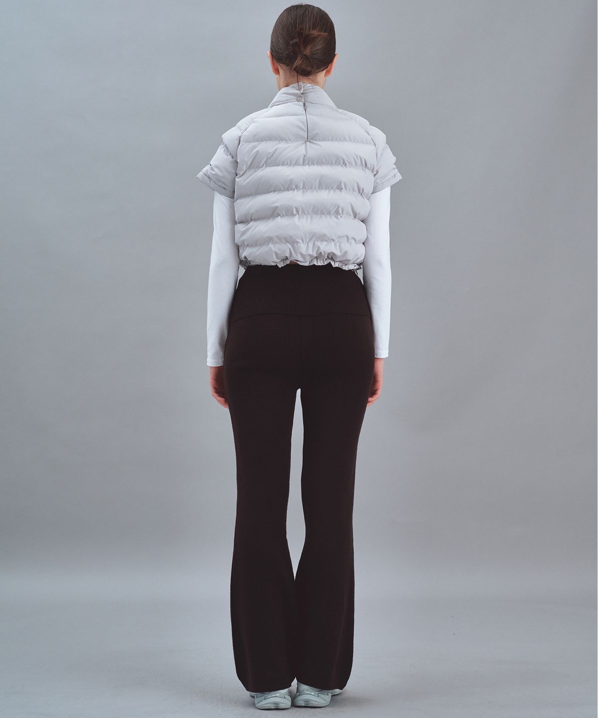 레스트앤레크레이션(REST&RECREATION) KNIT FLARE PANTS - BLACK