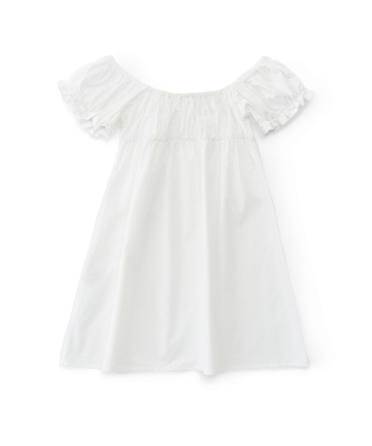 카이 샤오(KAIY XIAO) Gardenia White Rose Pleated Lace Dress
