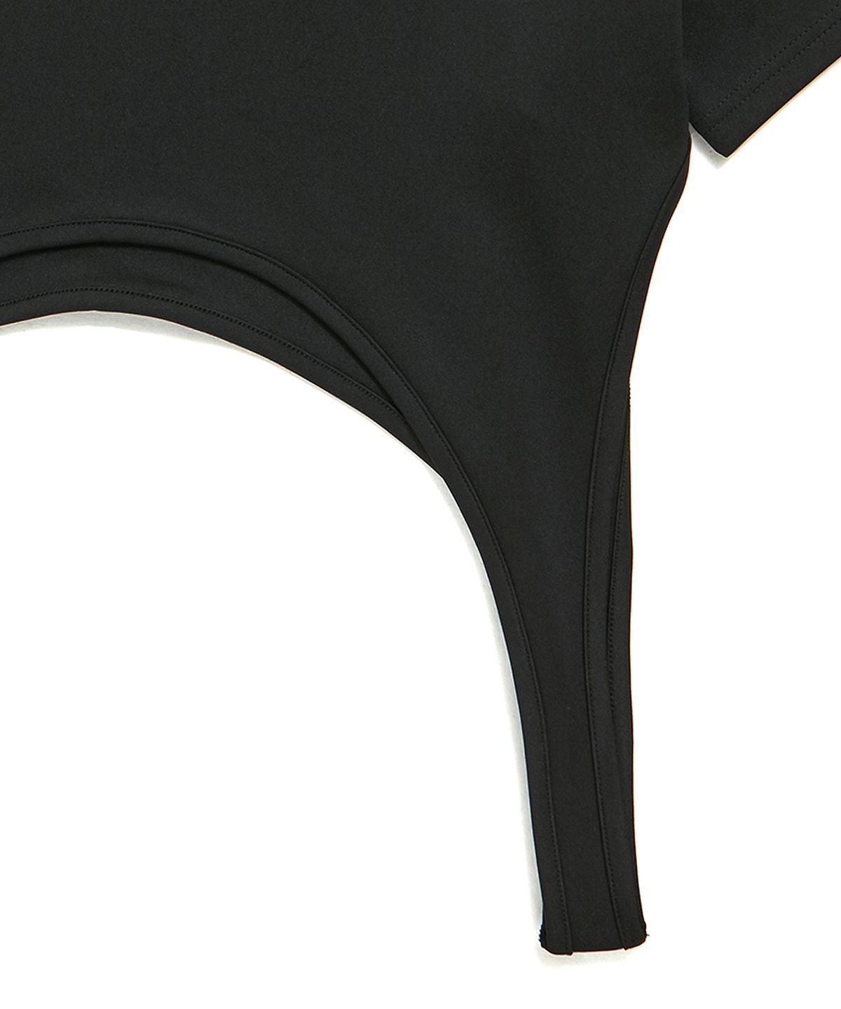 판영(FANYOUNG) DUAL CURVE OVERLAY TOP BLACK