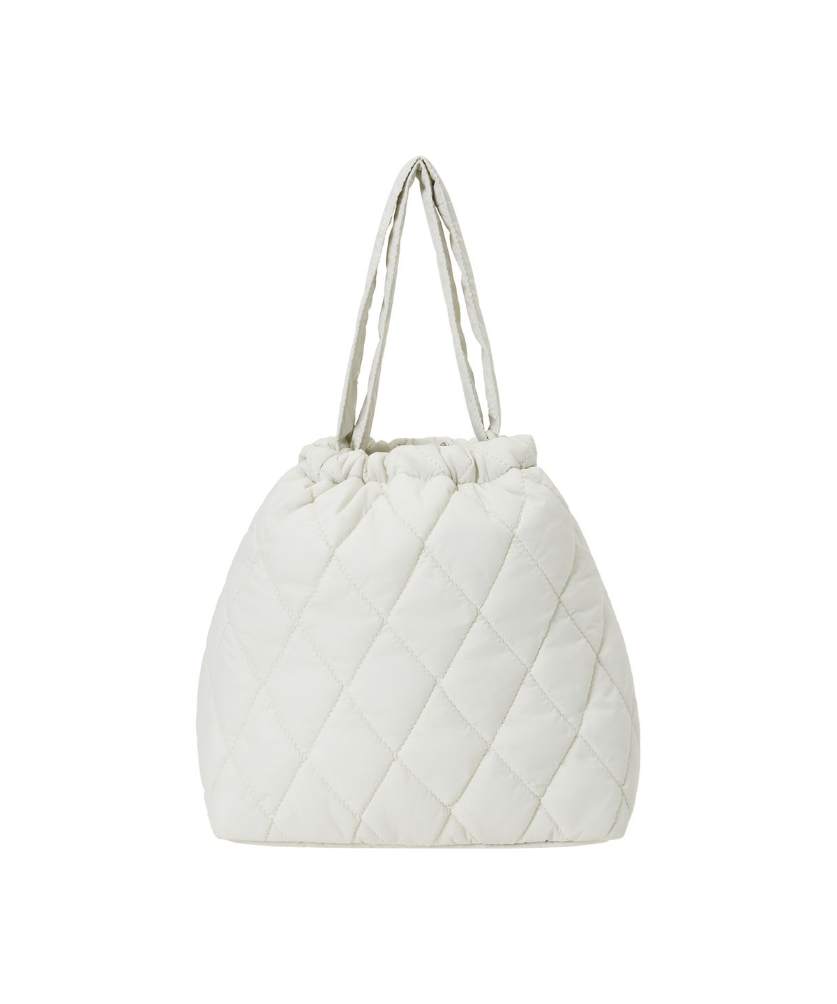 레스트앤레크레이션(REST&RECREATION) QUILTED BUCKET BAG - IVORY