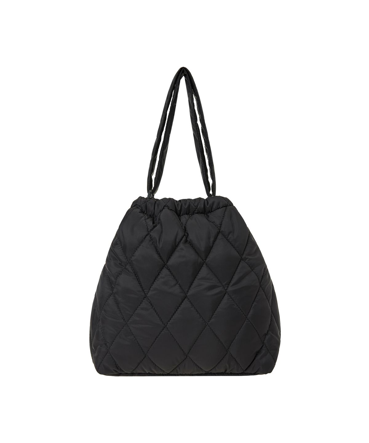 레스트앤레크레이션(REST&RECREATION) QUILTED BUCKET BAG - BLACK