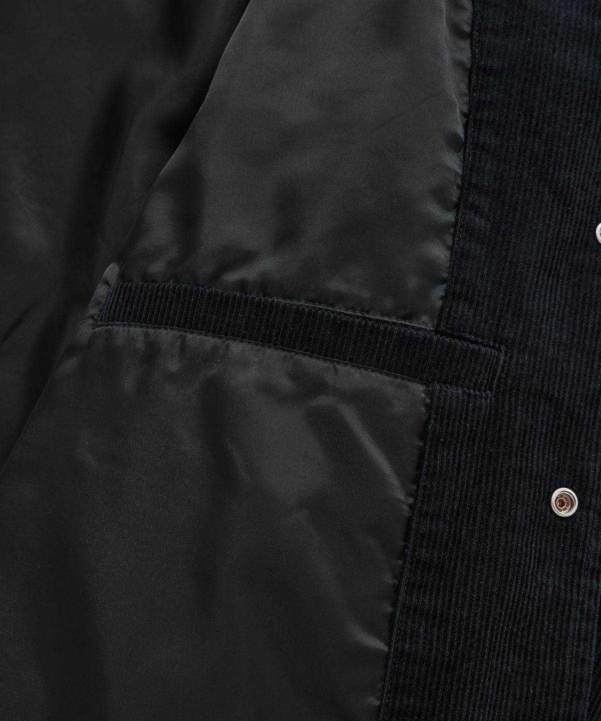 커버낫(COVERNAT) 디플로마 C 로고 코듀로이 바시티 네이비