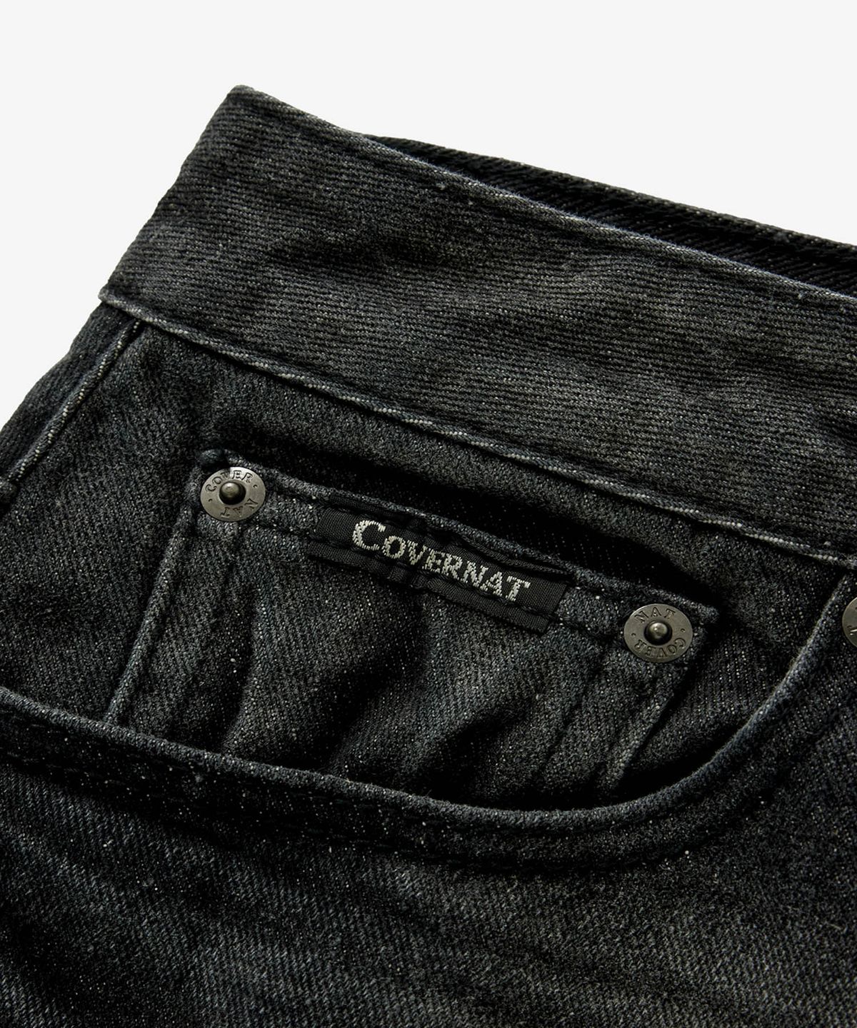 커버낫(COVERNAT) 와이드 링사 진 다크 그레이
