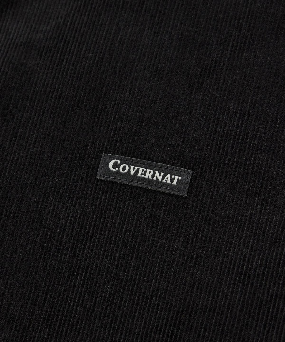 커버낫(COVERNAT) 코듀로이 셔츠 블랙