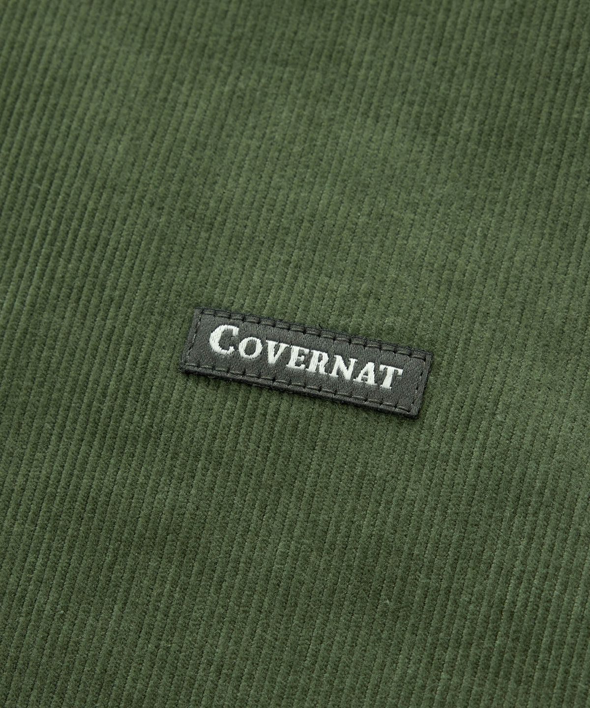 커버낫(COVERNAT) 코듀로이 셔츠 그린