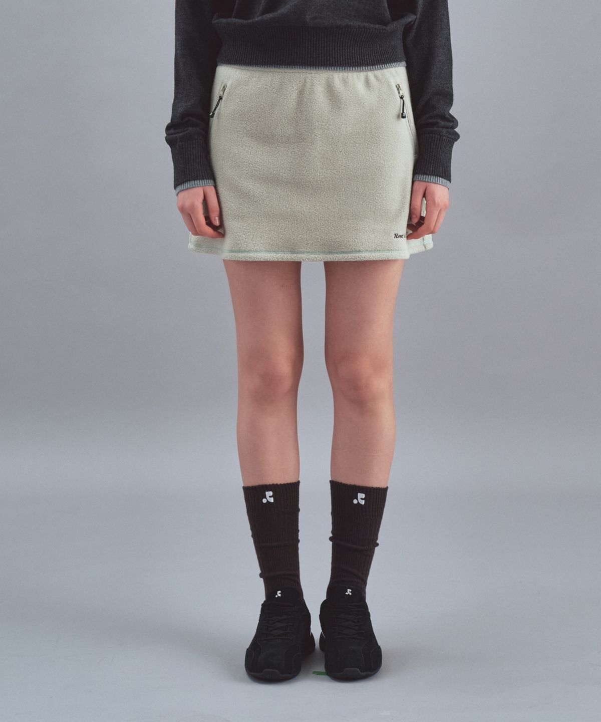 레스트앤레크레이션(REST&RECREATION) GOLGI LONG SOCKS - GREY