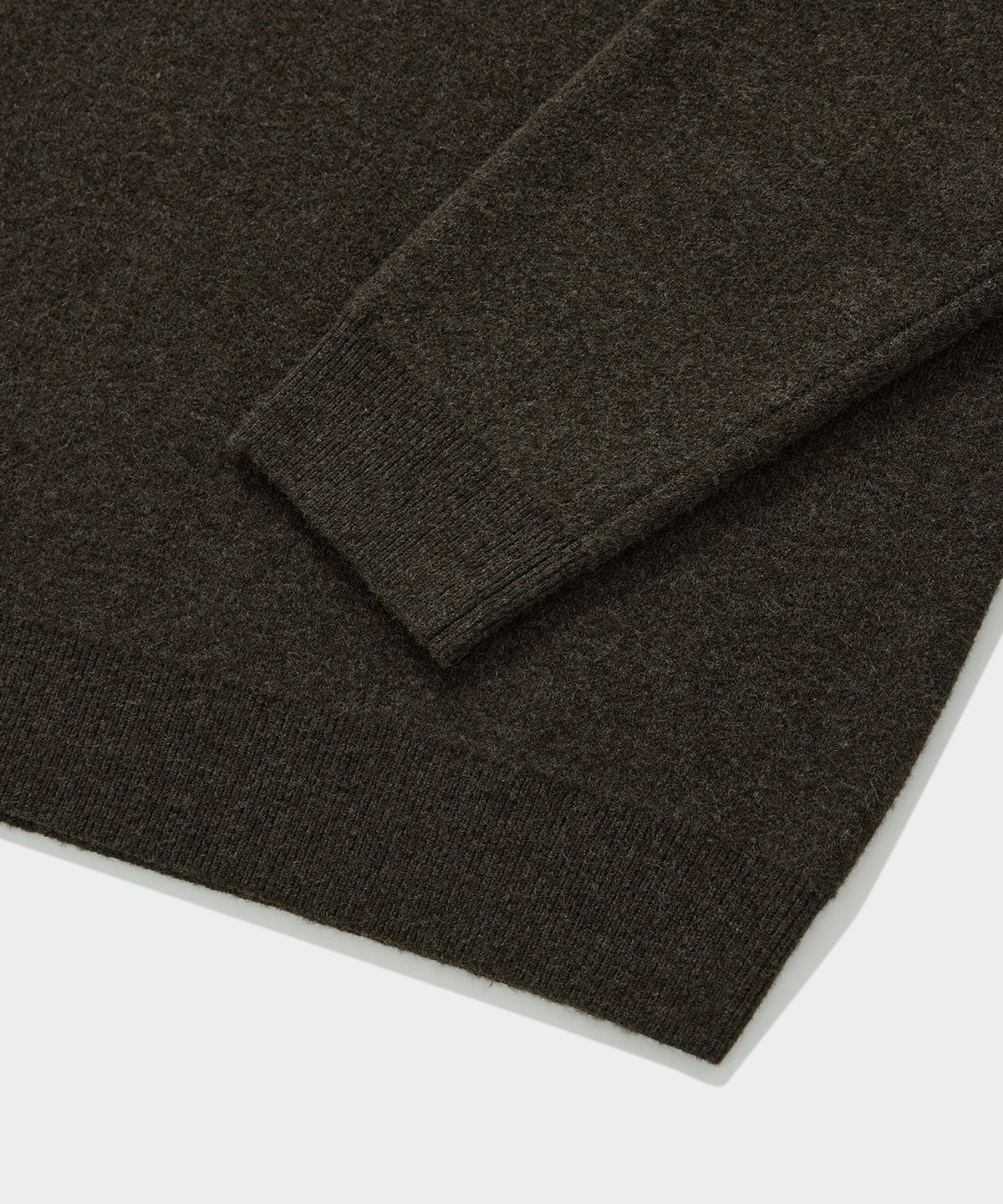 커버낫(COVERNAT) 아치 로고 니트 딥 브라운