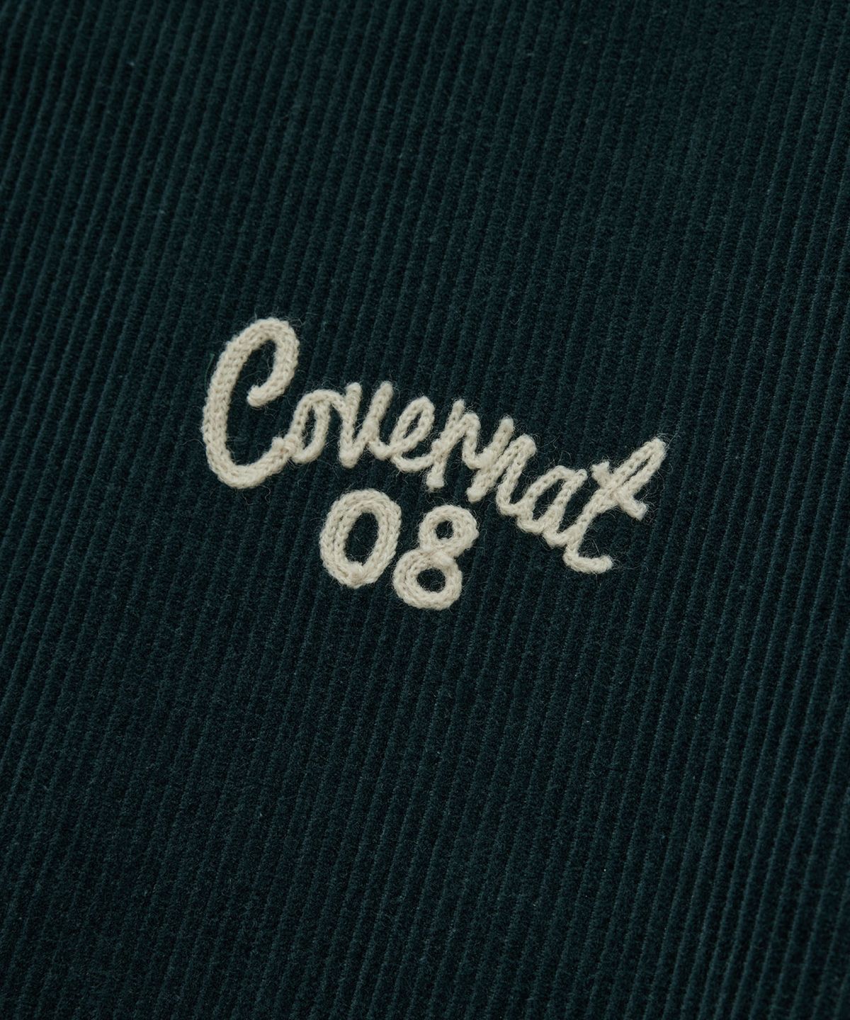 커버낫(COVERNAT) 코듀로이 헤링턴 자켓 틸 그린