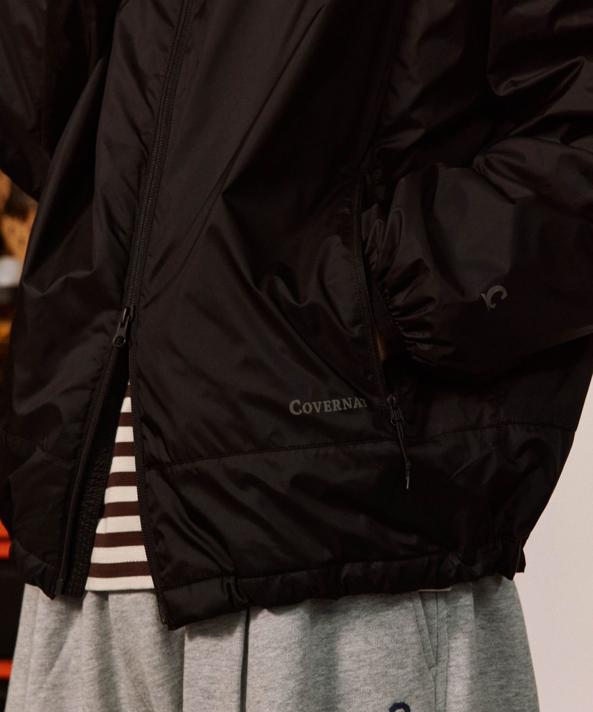 커버낫(COVERNAT) 퍼텍스 트랙 자켓 블랙