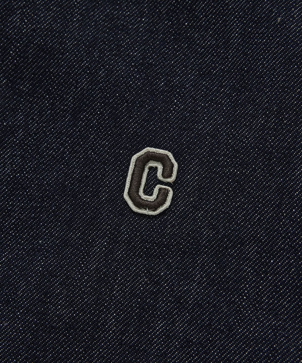 커버낫(COVERNAT) 링사 C 로고 데님 후드 자켓 인디고