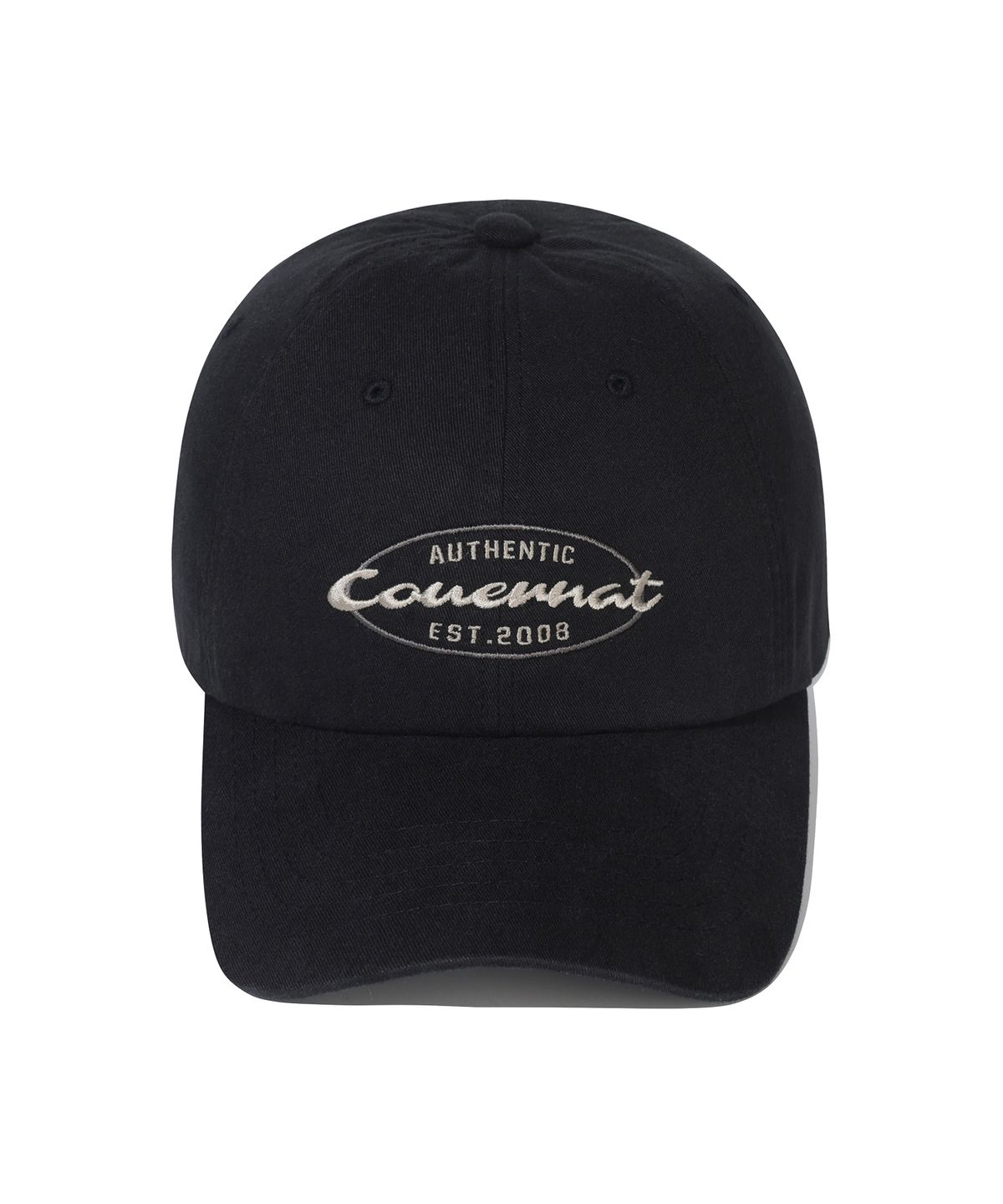 커버낫(COVERNAT) 빈티지 스텐 핏 볼캡 블랙