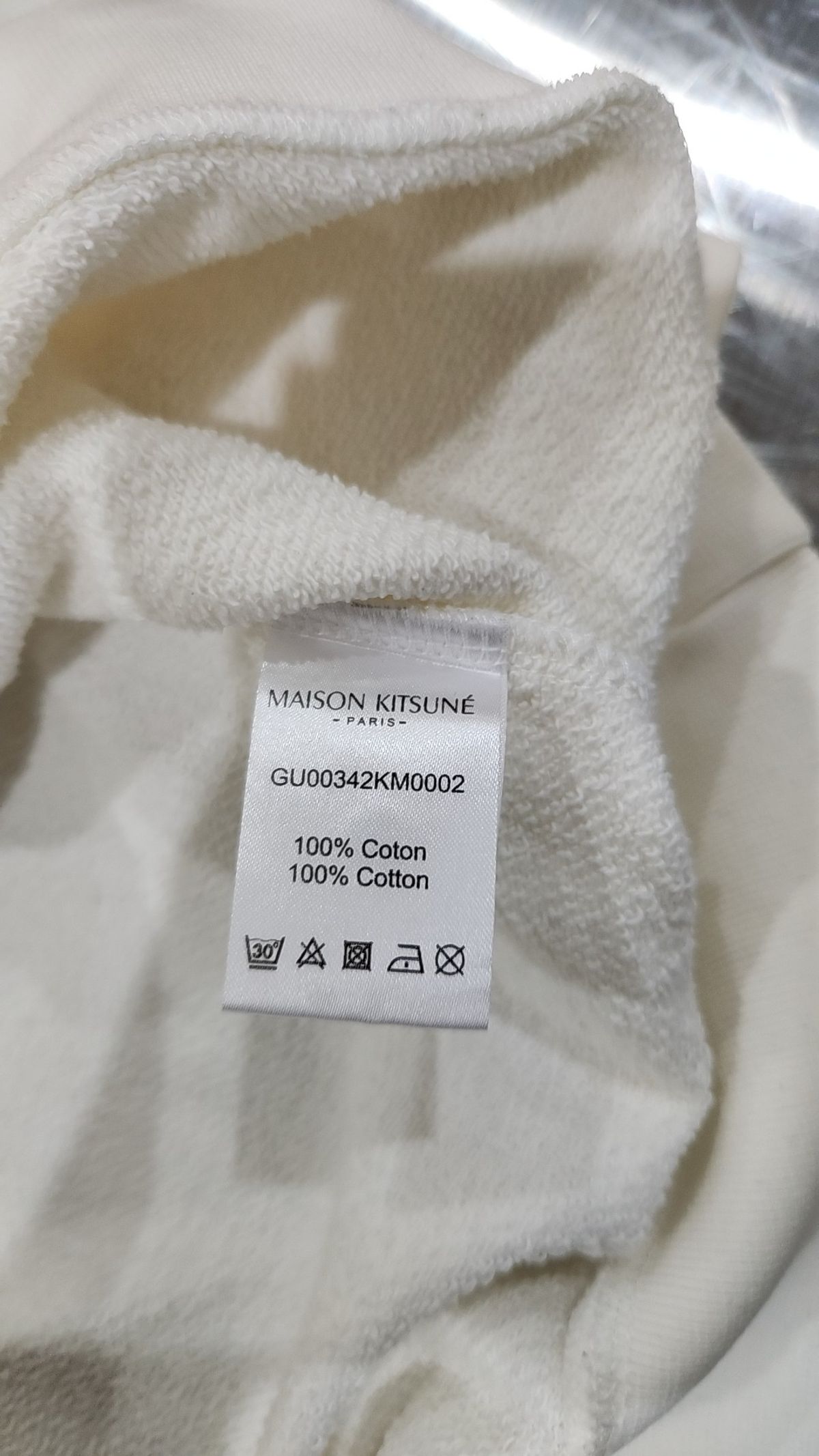 메종 키츠네(MAISON KITSUNE) 칠랙스 폭스 스웨트셔츠 GU00342KM0002 H150 GREY XXL