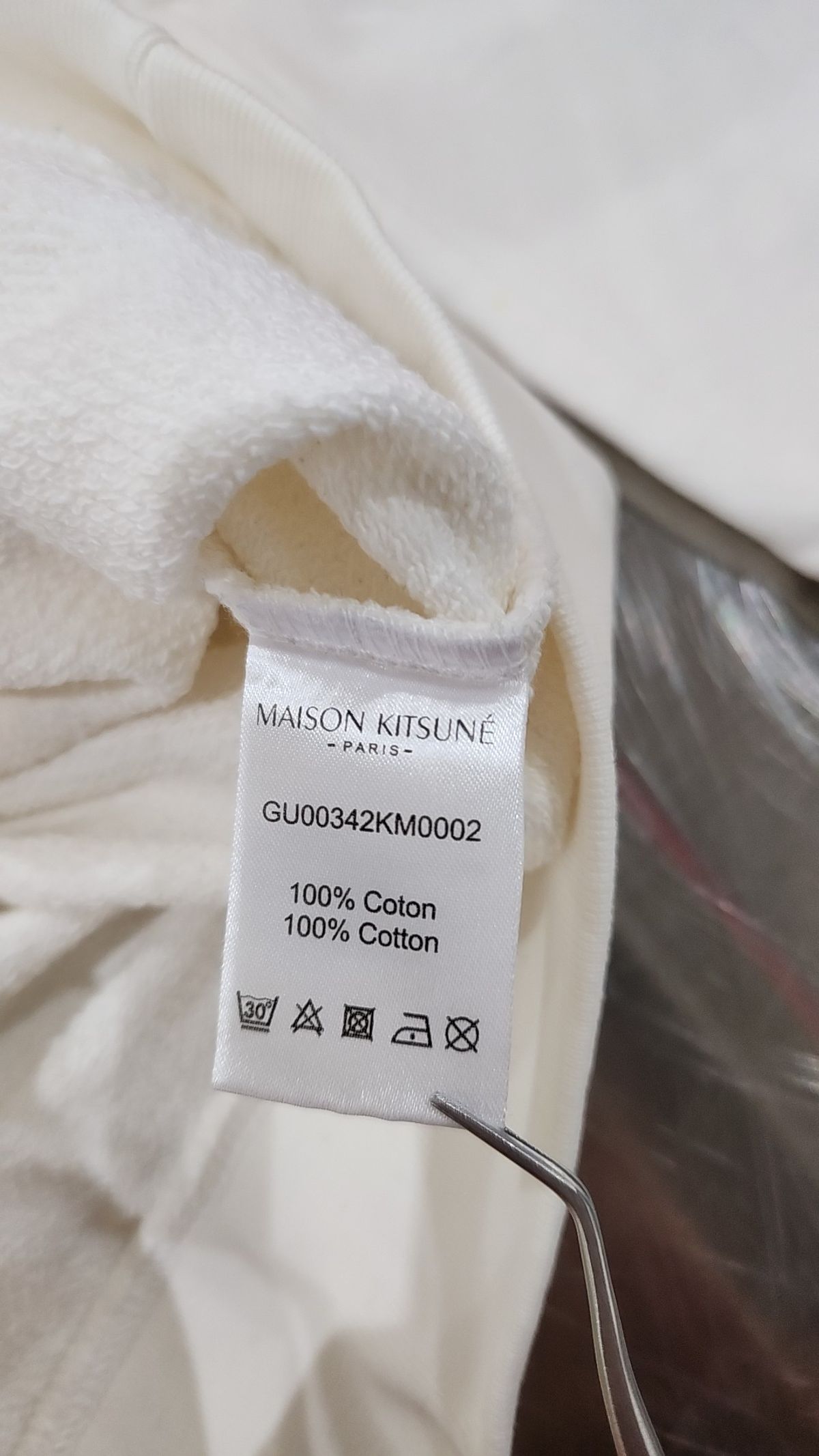 메종 키츠네(MAISON KITSUNE) 칠랙스 폭스 스웨트셔츠 GU00342KM0002 H150 GREY XS