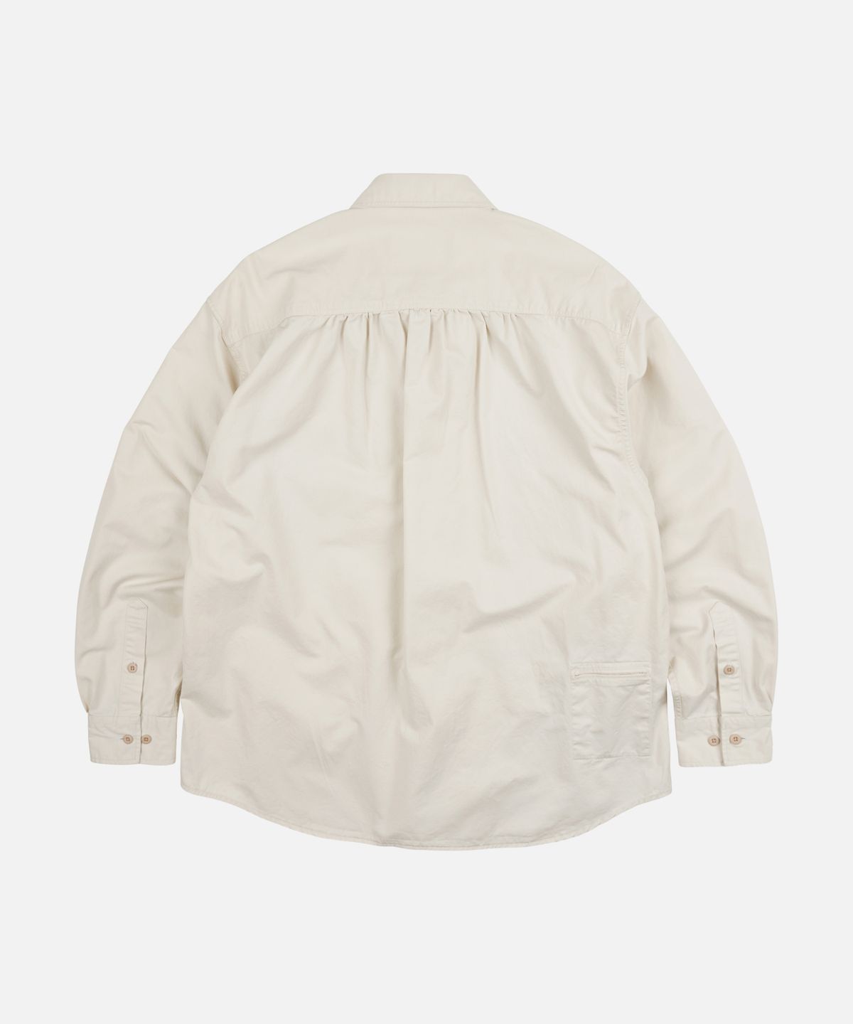 프리즘웍스(FRIZMWORKS) CHINO OFFICER SHIRT _ IVORY