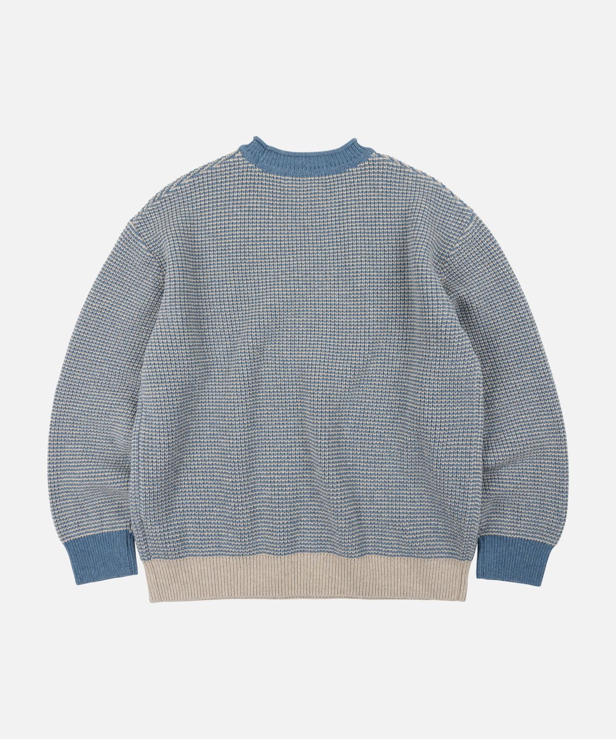 프리즘웍스(FRIZMWORKS) ROLLNECK RINGER KNIT _ BLUE