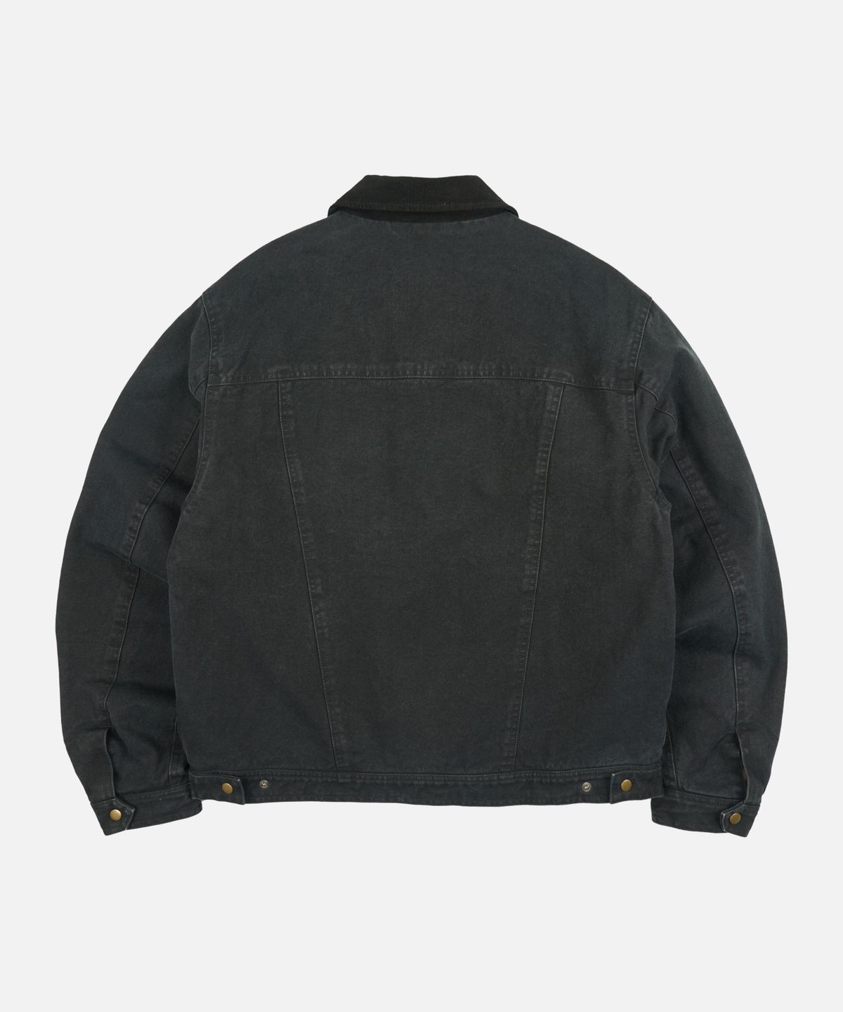 프리즘웍스(FRIZMWORKS) HEAVY CANVAS STORM TRUCKER JACKET _ BLACK