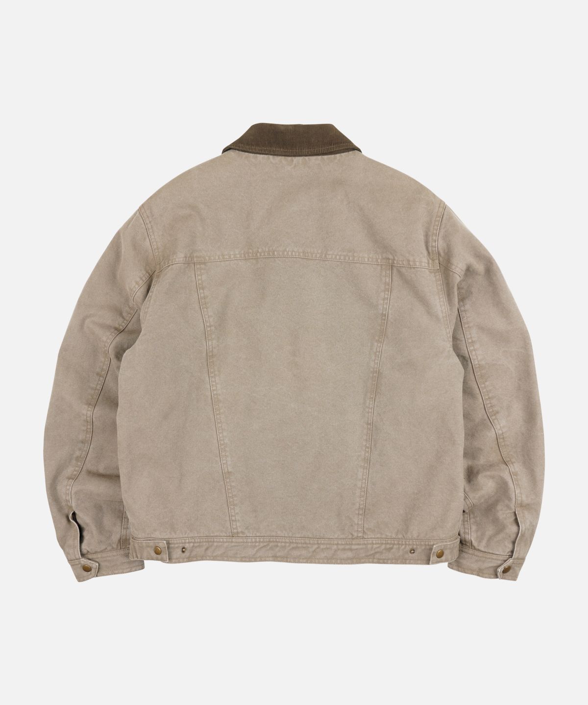 프리즘웍스(FRIZMWORKS) HEAVY CANVAS STORM TRUCKER JACKET _ MUD