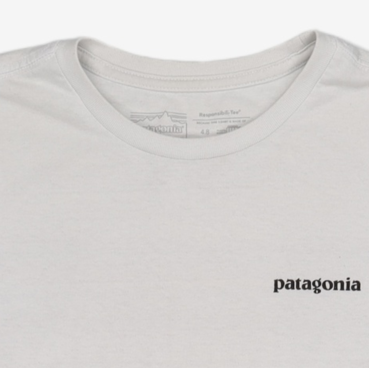 파타고니아(PATAGONIA) P-6 로고 리스판서빌리 반팔티 38504-WHI M