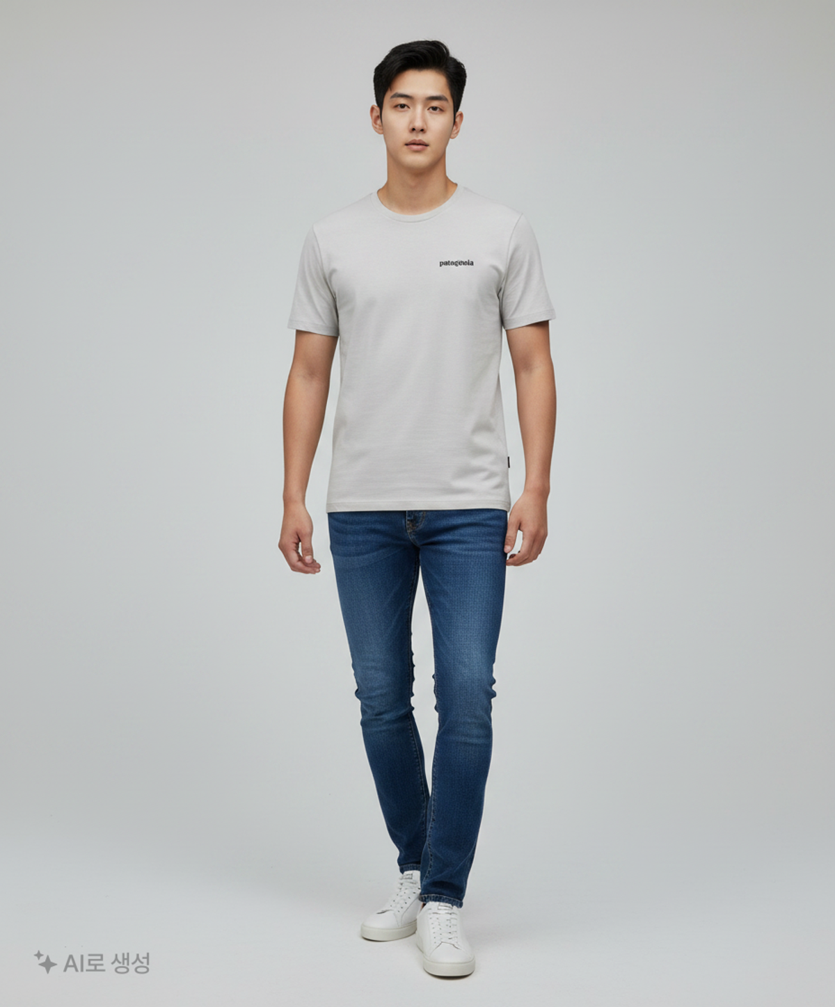 파타고니아(PATAGONIA) P-6 로고 리스판서빌리 반팔티 38504-WHI M