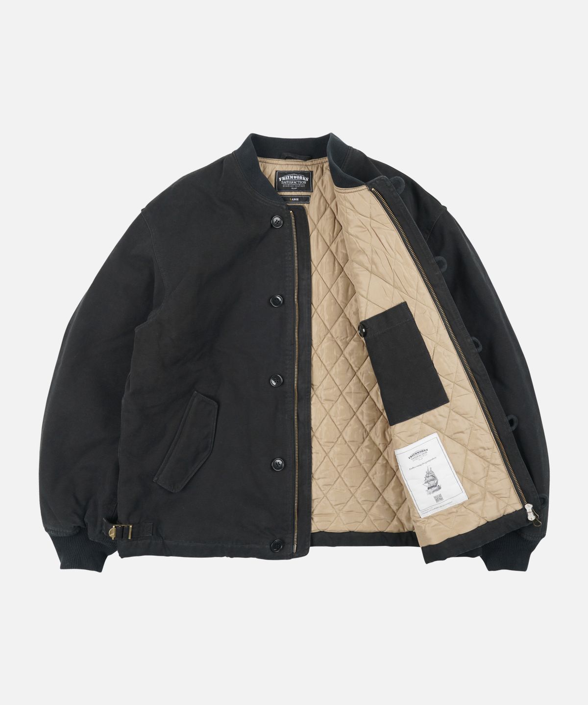 프리즘웍스(FRIZMWORKS) M43 JUNGLE LINER JACKET _ BLACK