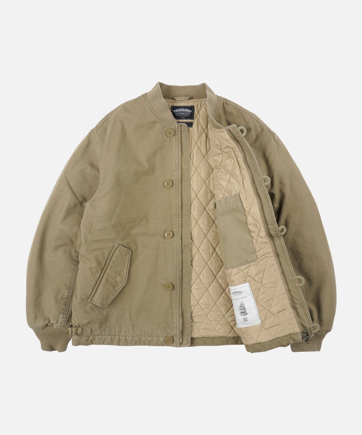 프리즘웍스(FRIZMWORKS) M43 JUNGLE LINER JACKET _ KHAKI